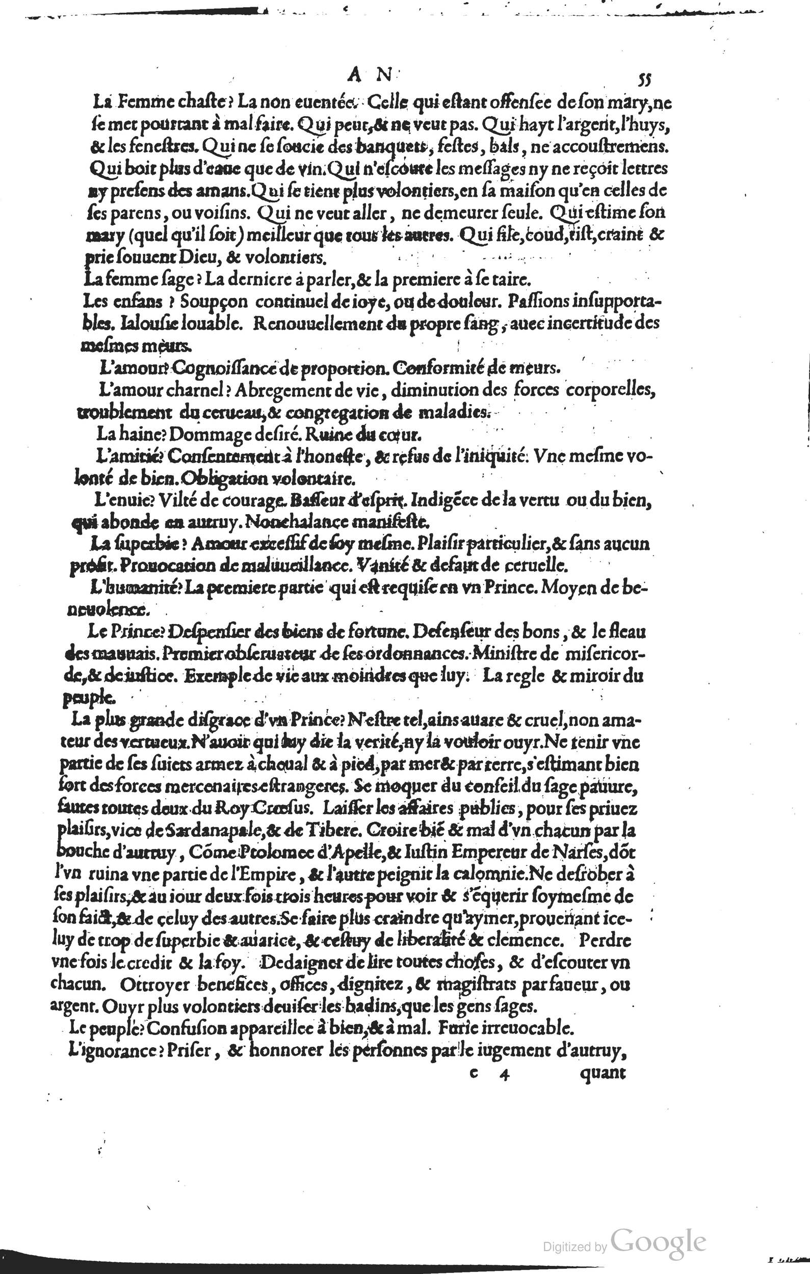 1585 - Barthélemy Honorat - Bibliothèques françaises - BSB Munich