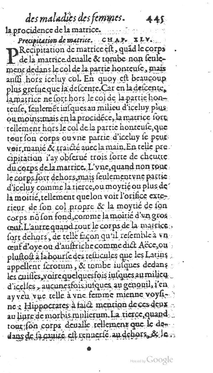 1585 - Jacques du Puis - Trésor des remèdes secrets pour les maladies des femmes - BnF