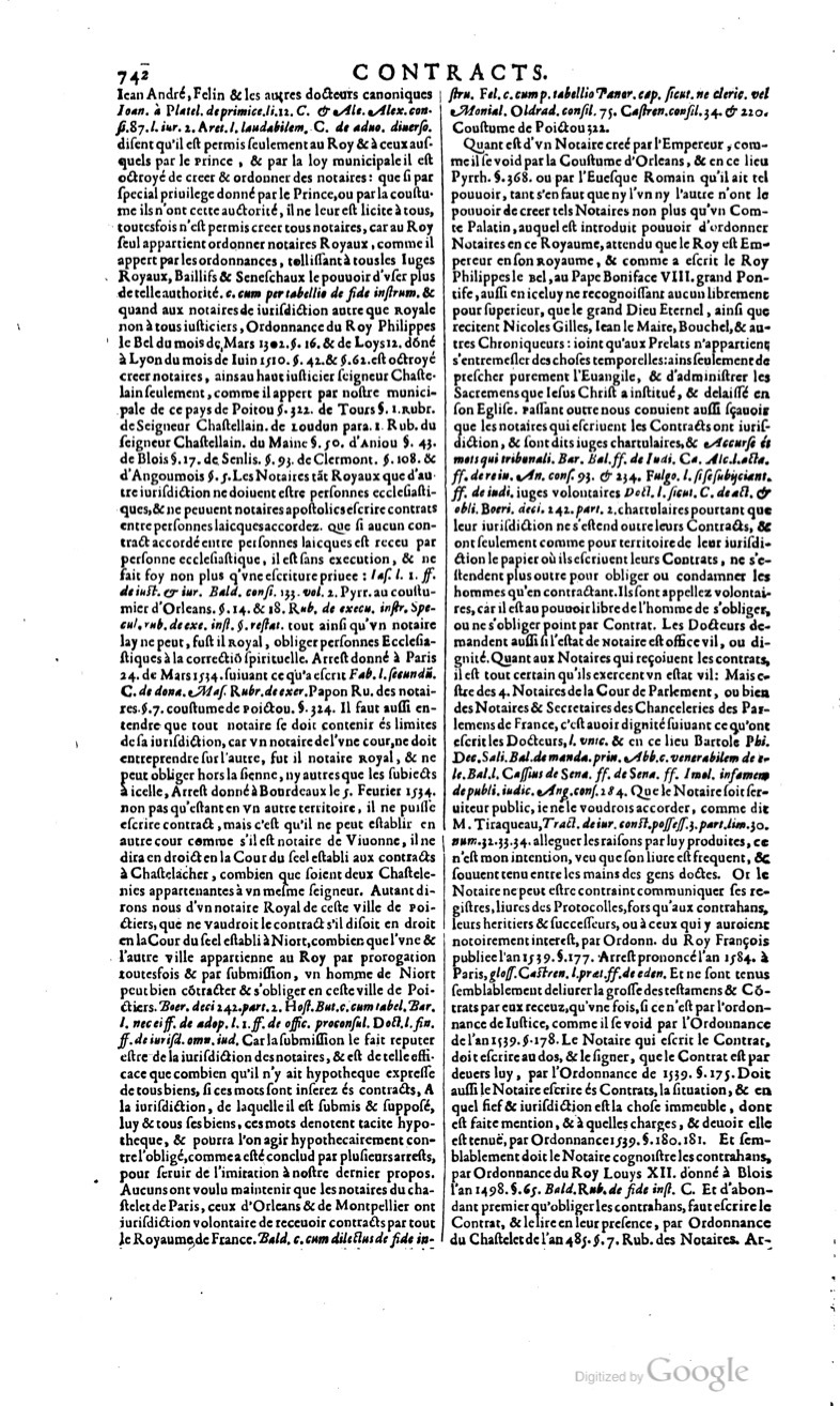 1629 - Veuve Nicolas Buon - Trésor du droit français (29620 T. 1) - BM Lyon