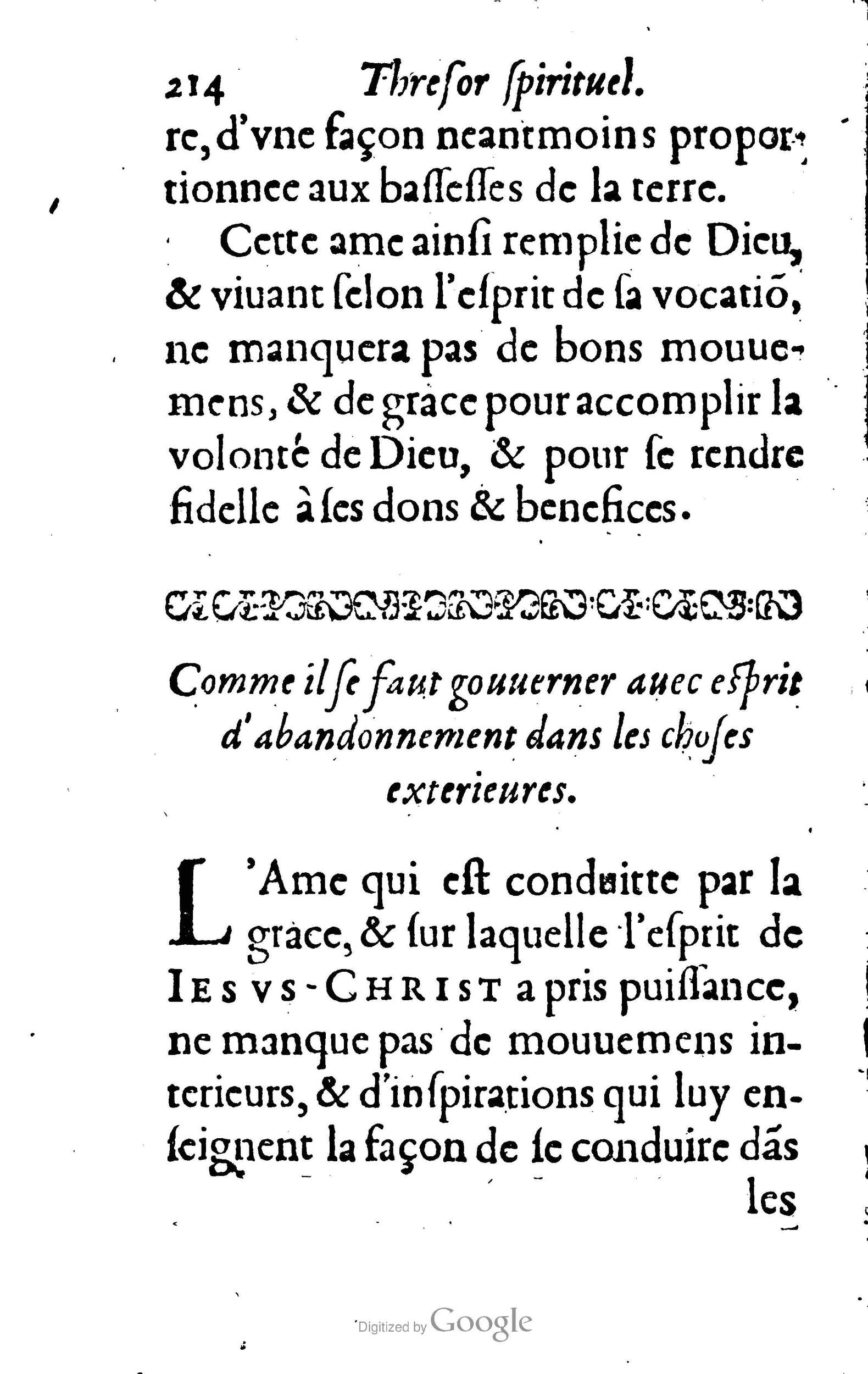 1633 - François Waudré - Trésor spirituel contenant les excellences du christianisme - BM Lyon