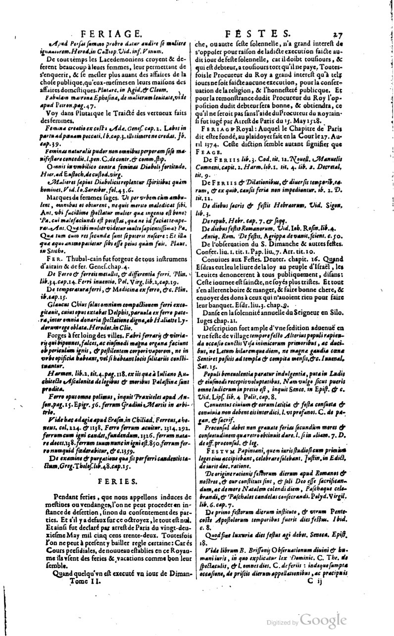 1629 - Veuve Nicolas Buon - Trésor du droit français (21754 T. 2) - BM Lyon