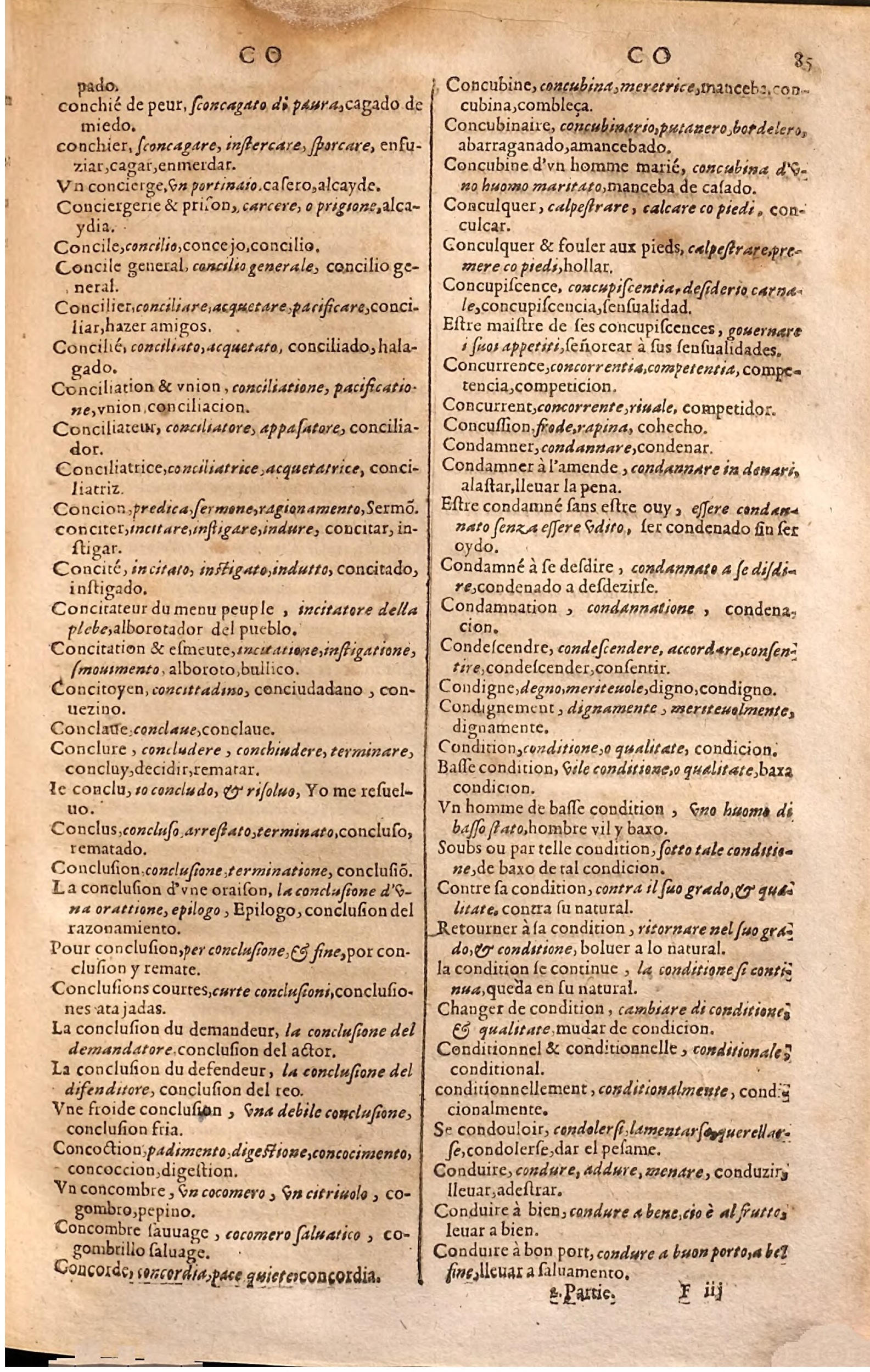 1627 - Jacques Crespin - Trésor des trois langues (Seconde partie) - Regensburg
