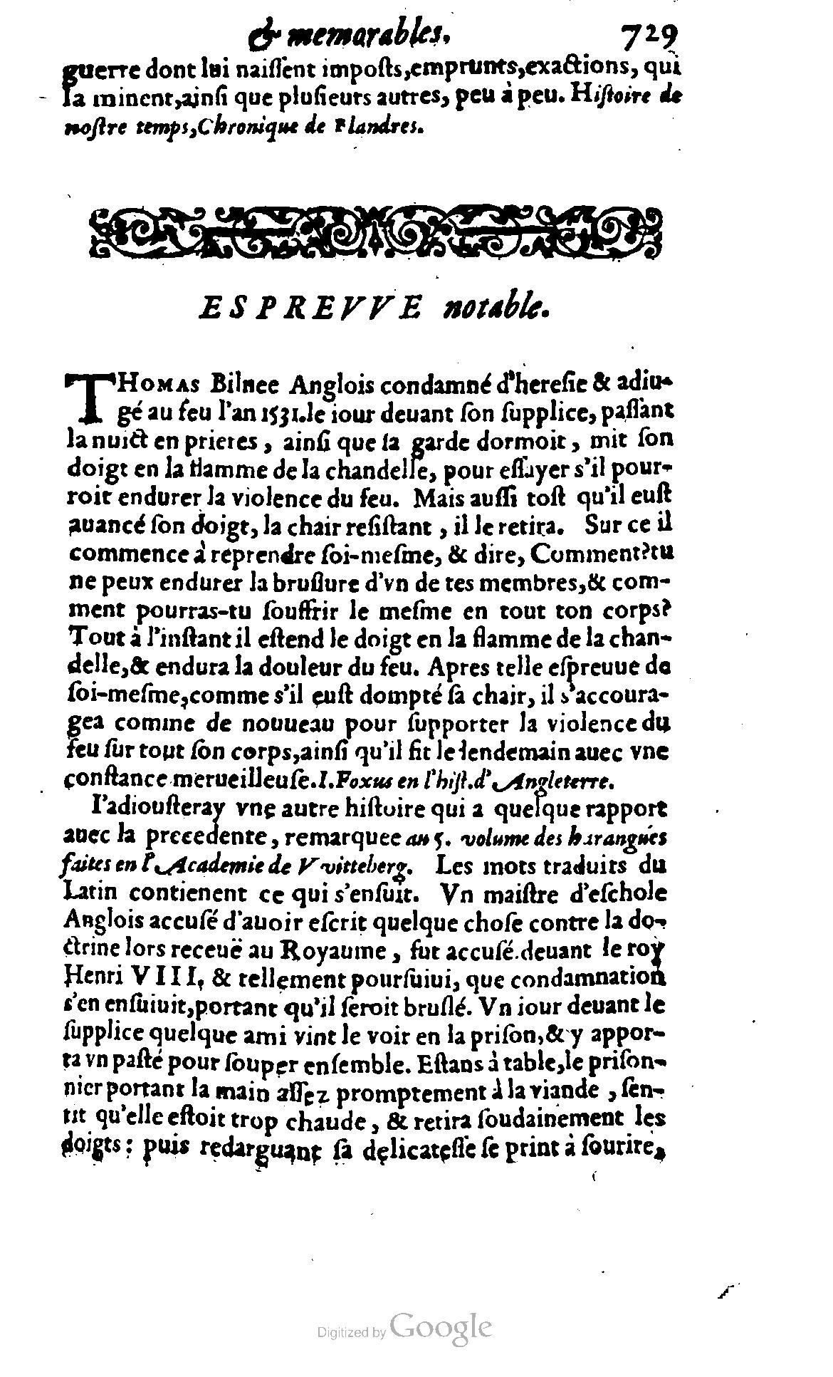1620 - Samuel Crespin - Trésor d’histoires admirables et mémorables - BCU Lausanne