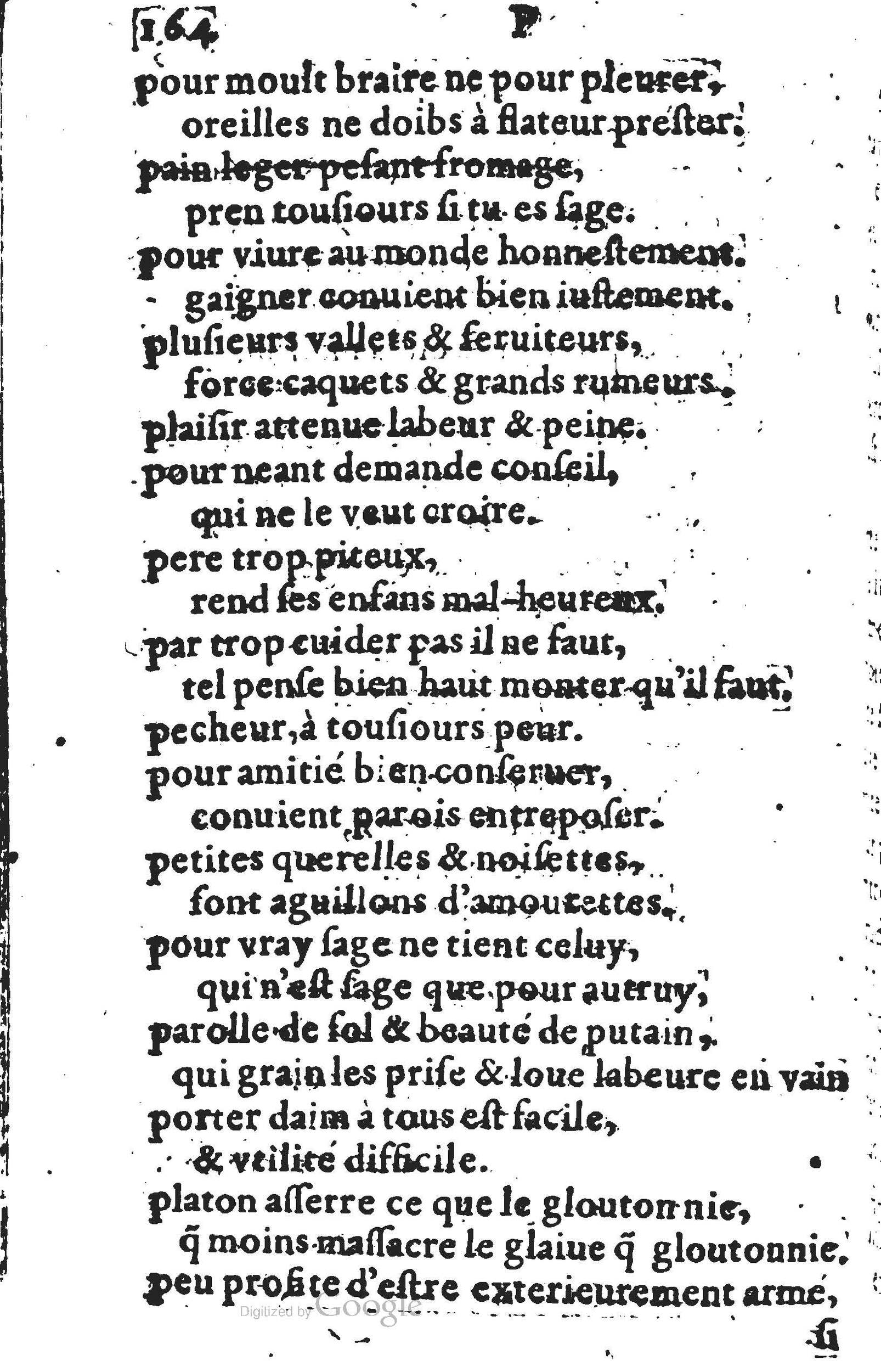 1578 - Nicolas Lescuyer - Trésor des sentences dorées - UGent
