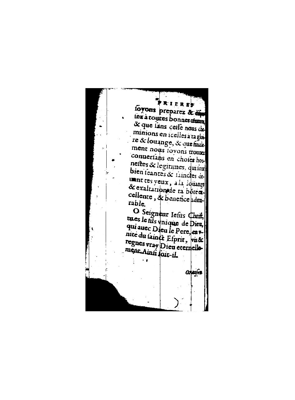 1596 - Guillaume Auvray - Trésor des prières, oraisons et instructions chrétiennes - BnF