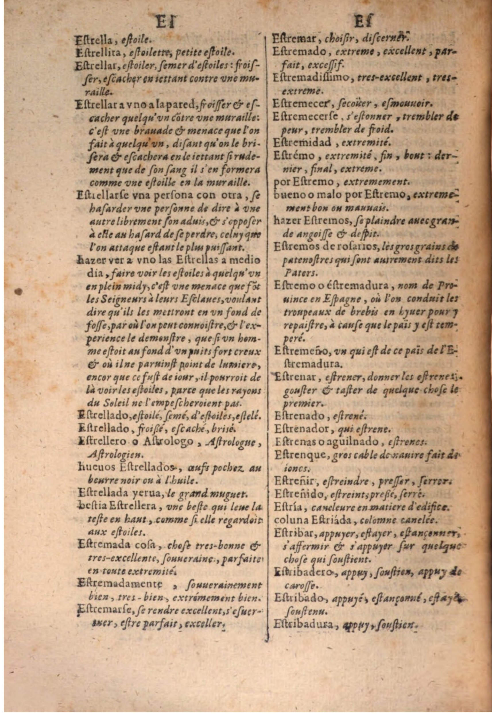 1645 - A. de Sommaville et A. Courbé - Trésor des deux langues espagnole et française - BSB Munich 1645 - A. de Sommaville et A. Courbé - Trésor des deux langues espagnole et française - BSB Munich