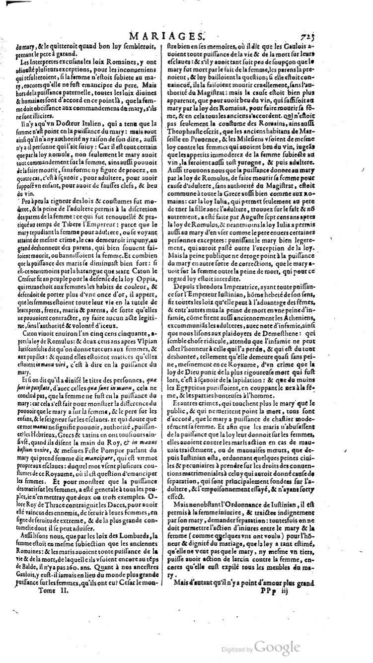 1629 - Veuve Nicolas Buon - Trésor du droit français (29620 T. 2) - BM Lyon