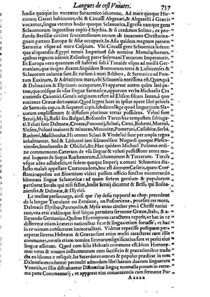 1613 - Matthieu Berjon - Trésor de l’histoire des langues de cet univers - BM Lyon