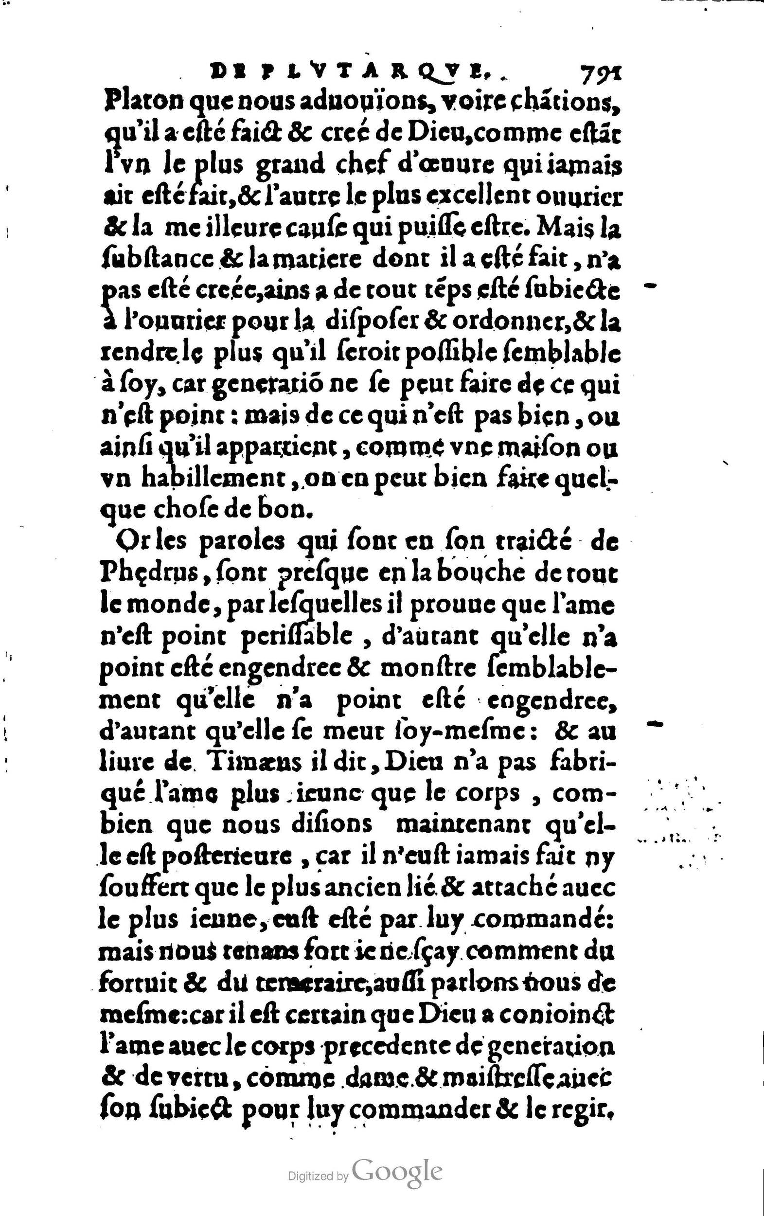 1578 - Jean Poupy - Trésor des morales de Plutarque - BSB Munich