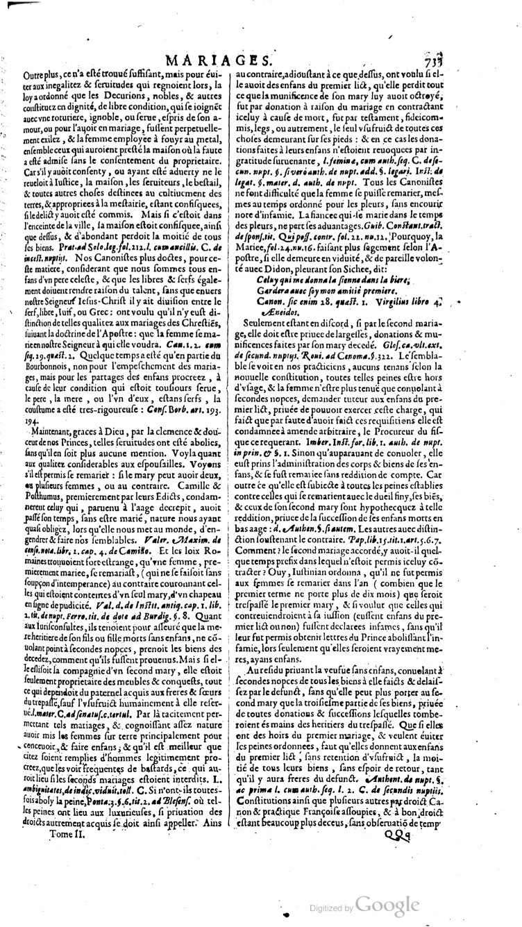 1629 - Veuve Nicolas Buon - Trésor du droit français (29620 T. 2) - BM Lyon