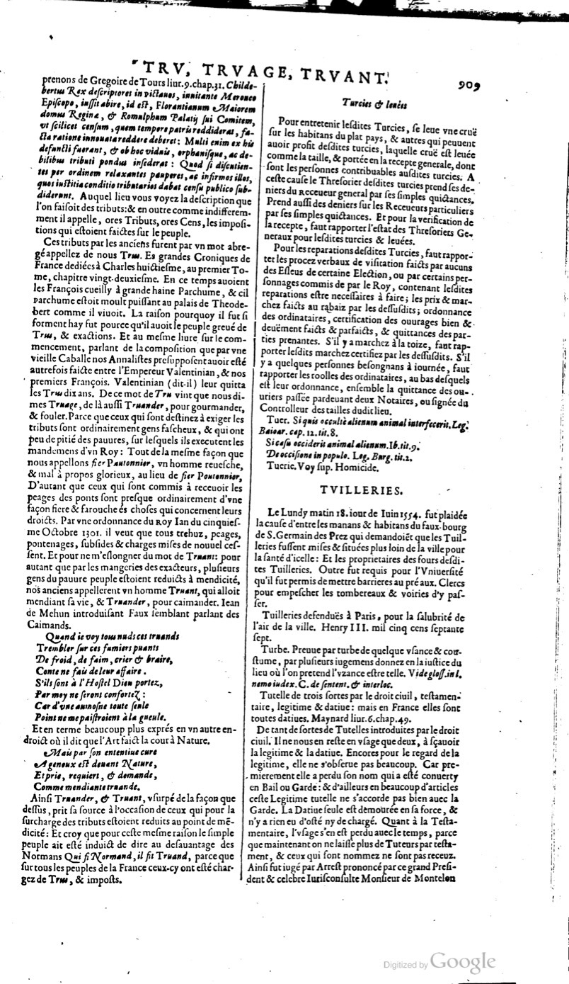 1629 - Veuve Nicolas Buon - Trésor du droit français (21754 T. 3) - BM Lyon
