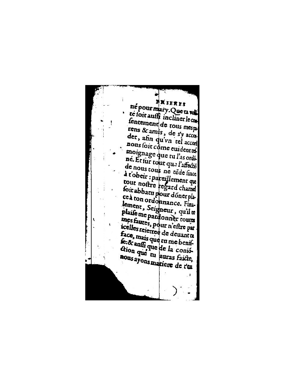 1596 - Guillaume Auvray - Trésor des prières, oraisons et instructions chrétiennes - BnF