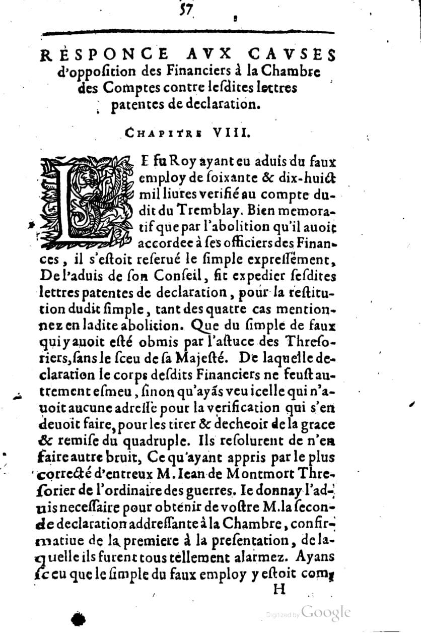 1615 - s.n. 1 - Trésor des trésors de France - BM Lyon