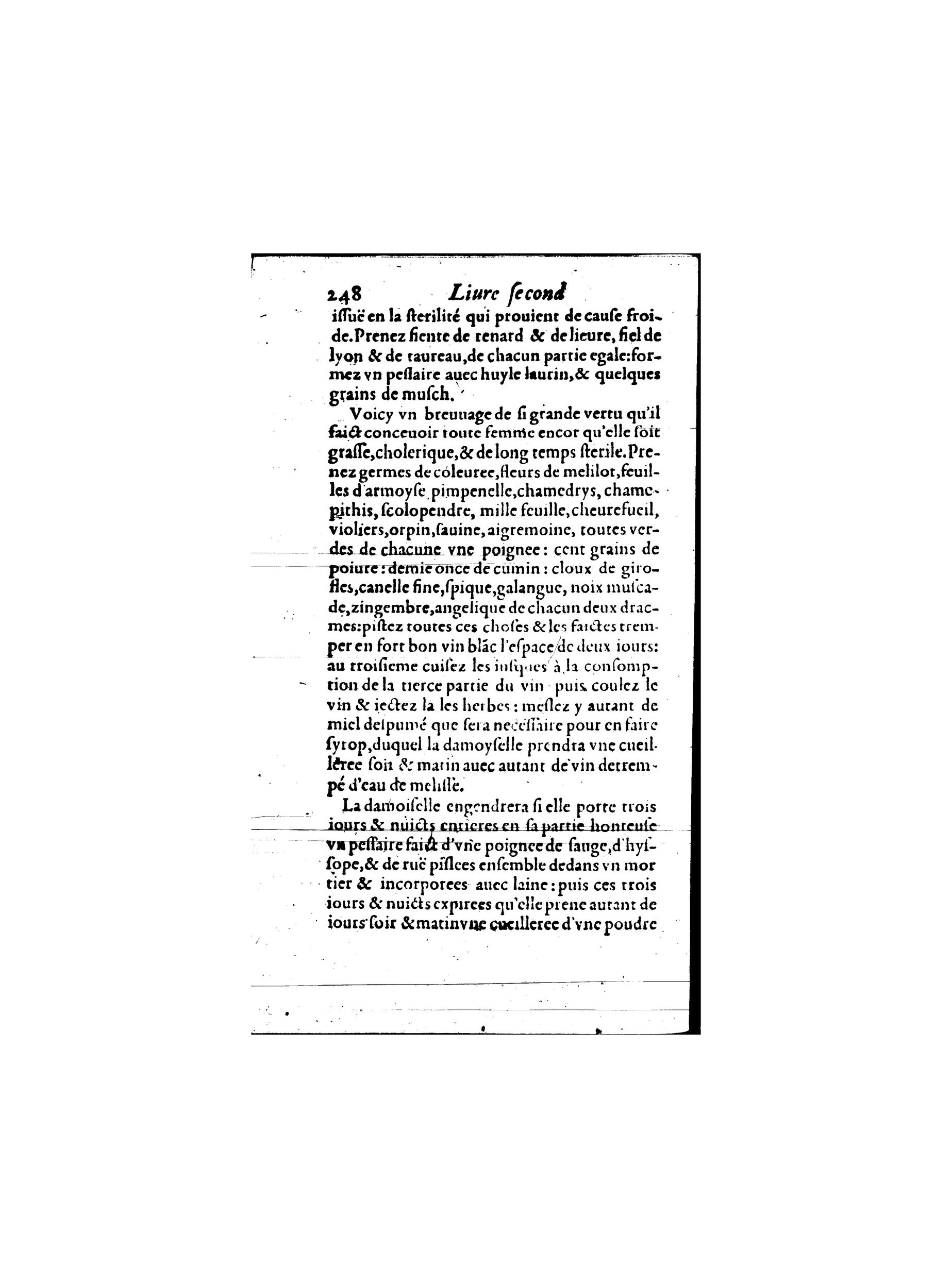 1587 - Jacques du Puis - Trésor des remèdes secrets pour les maladies des femmes - BnF 1587 - Jacques du Puis - Trésor des remèdes secrets pour les maladies des femmes - BnF