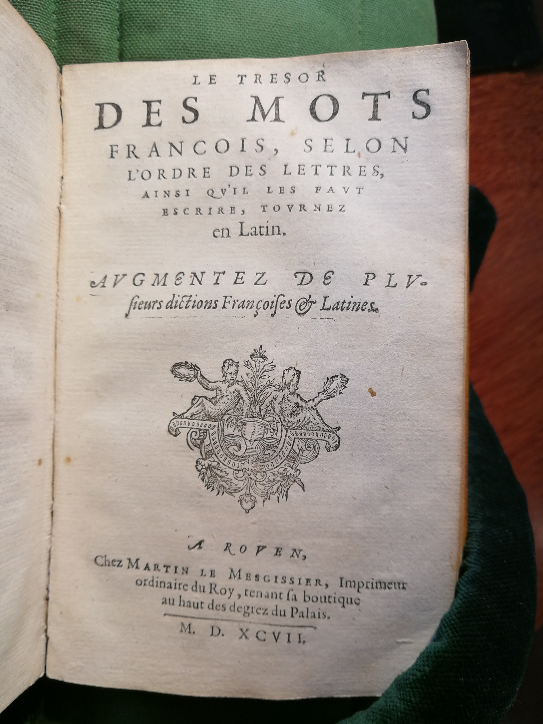 1597 - Martin le Mégissier - Trésor des mots et traits français - BnF