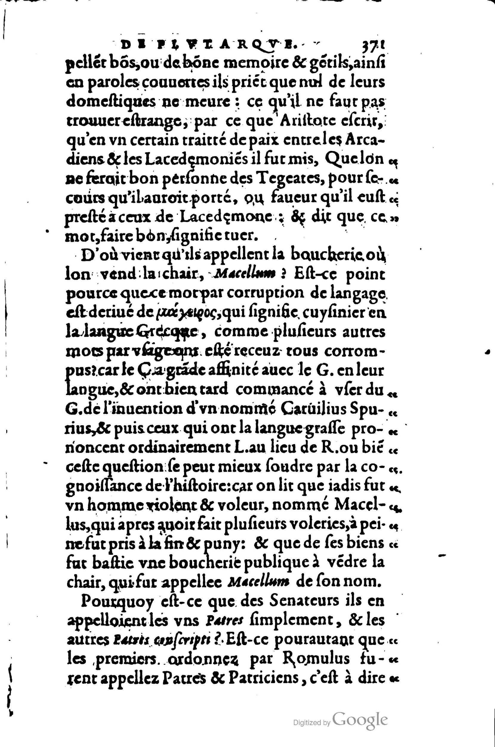 1578 - Jean Poupy - Trésor des morales de Plutarque - BSB Munich