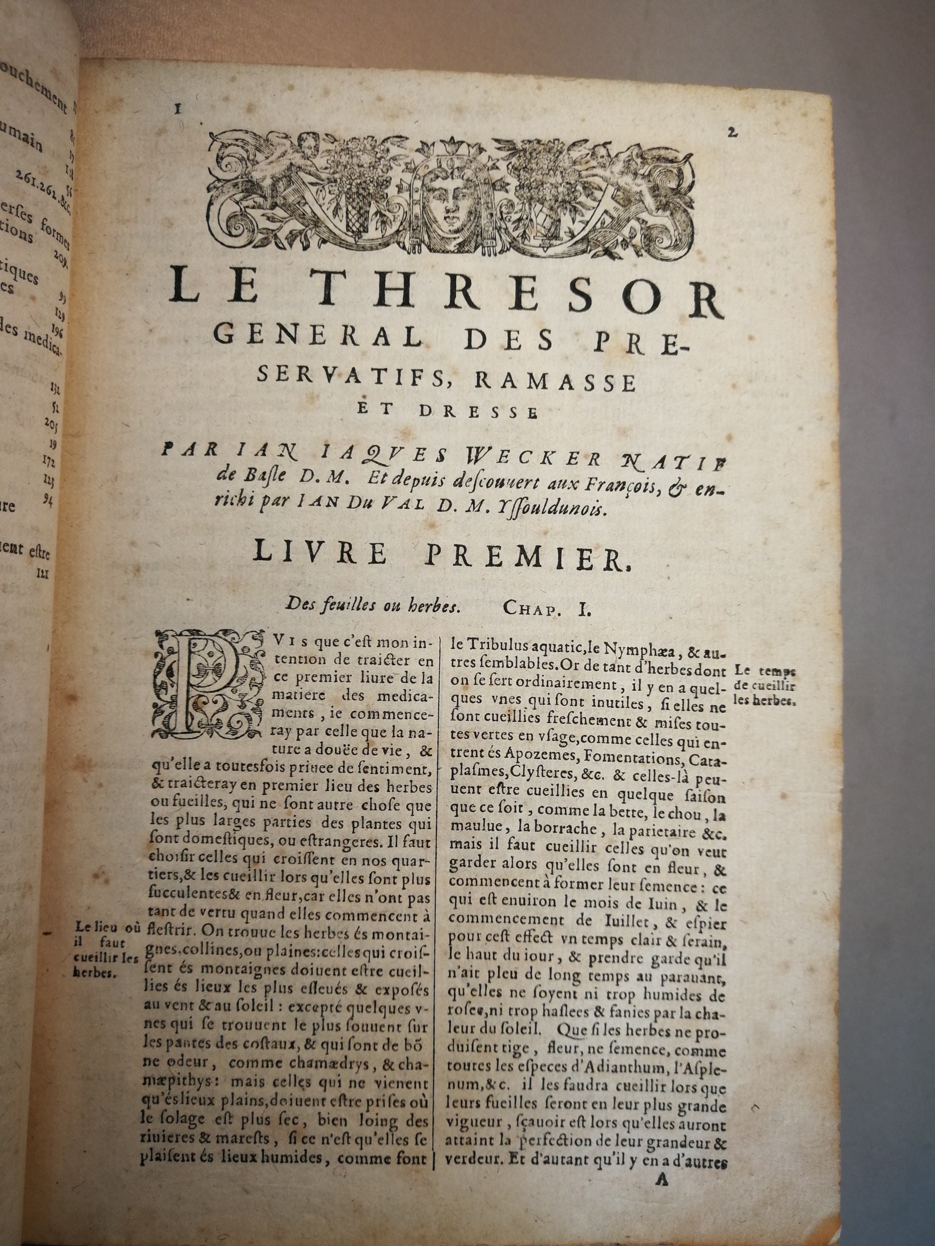 1609 - Étienne Gamonet - Grand dispensaire ou Trésor général et particulier des préservatifs - BM Marseille