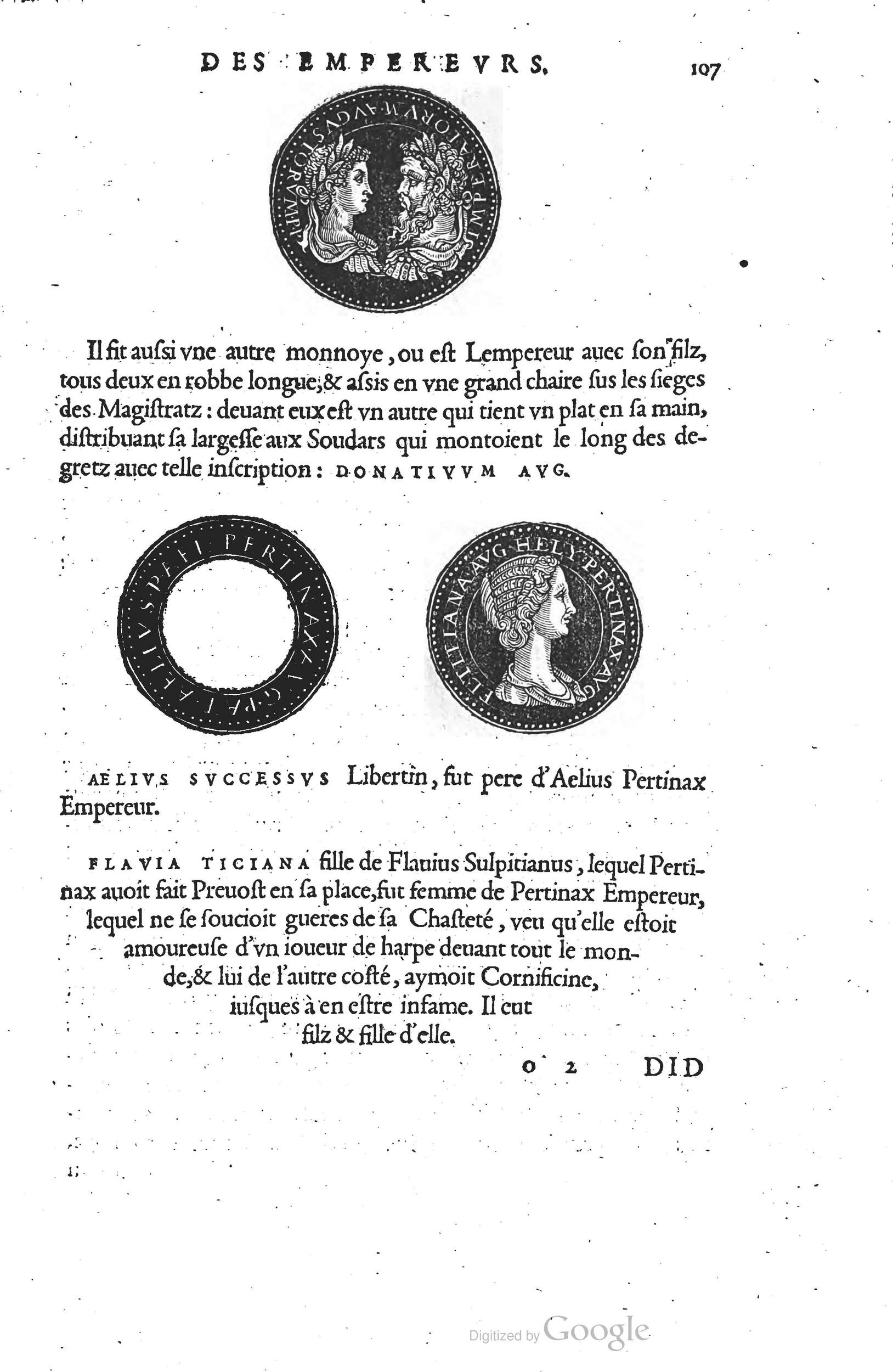 1553 - Jacopo Strada et Thomas Guérin - Épitome du Trésor des antiquités - Prague