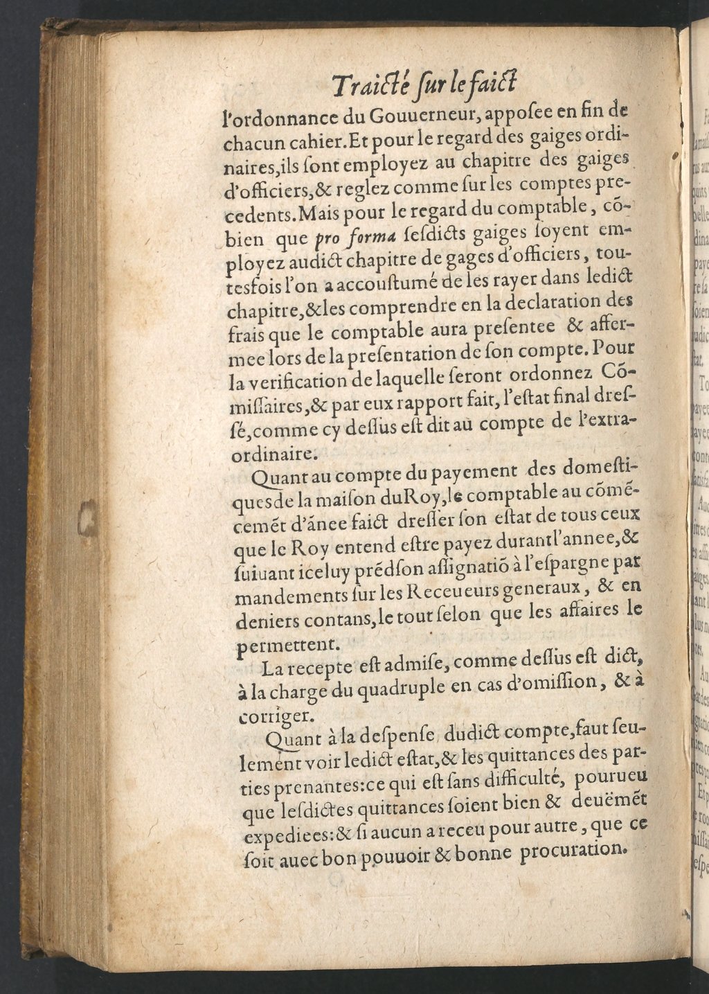 1599 - Claude de Monstr’oeil et Jean Richer - Trésor des instructions des finances - BnF
