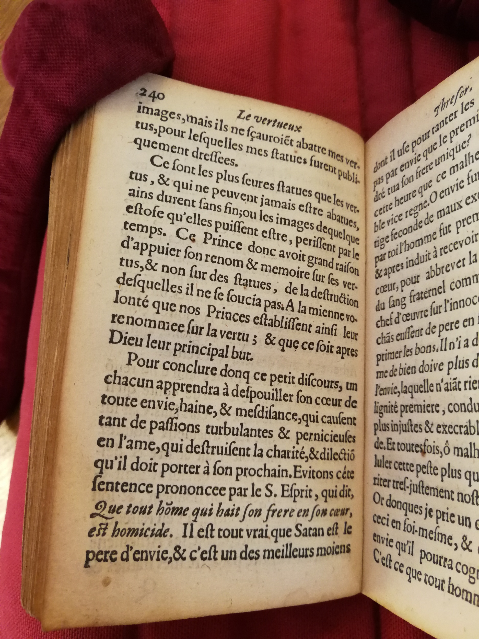 1599 - Thomas Portau - Vertueux trésor - Bibliothèque Sainte-Geneviève