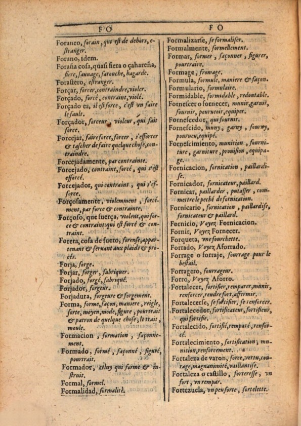 1607 - Marc Orry - Trésor des deux langues espagnole et française (Première et Seconde parties) - ÖNB Wien