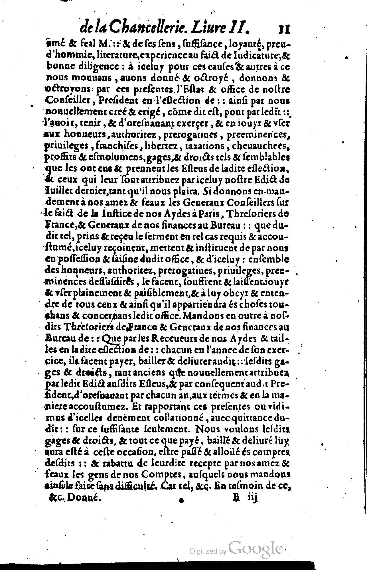 1614 - Jean Richer - Trésor du nouveau style et protocole de la chancellerie de France - BSB Munich