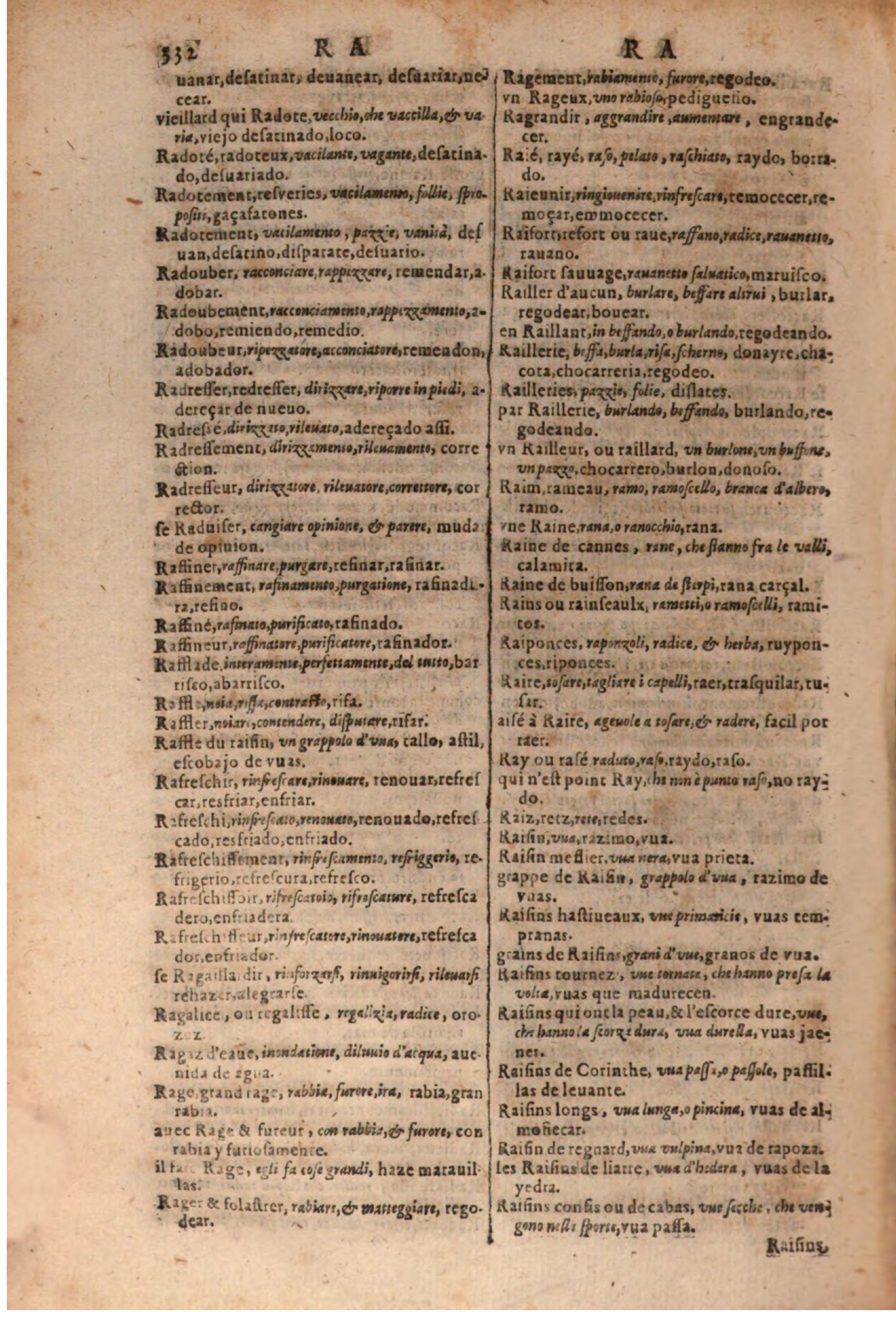 1637 - Jacques Crespin - Trésor des trois langues (Trois parties) - BSB Munich