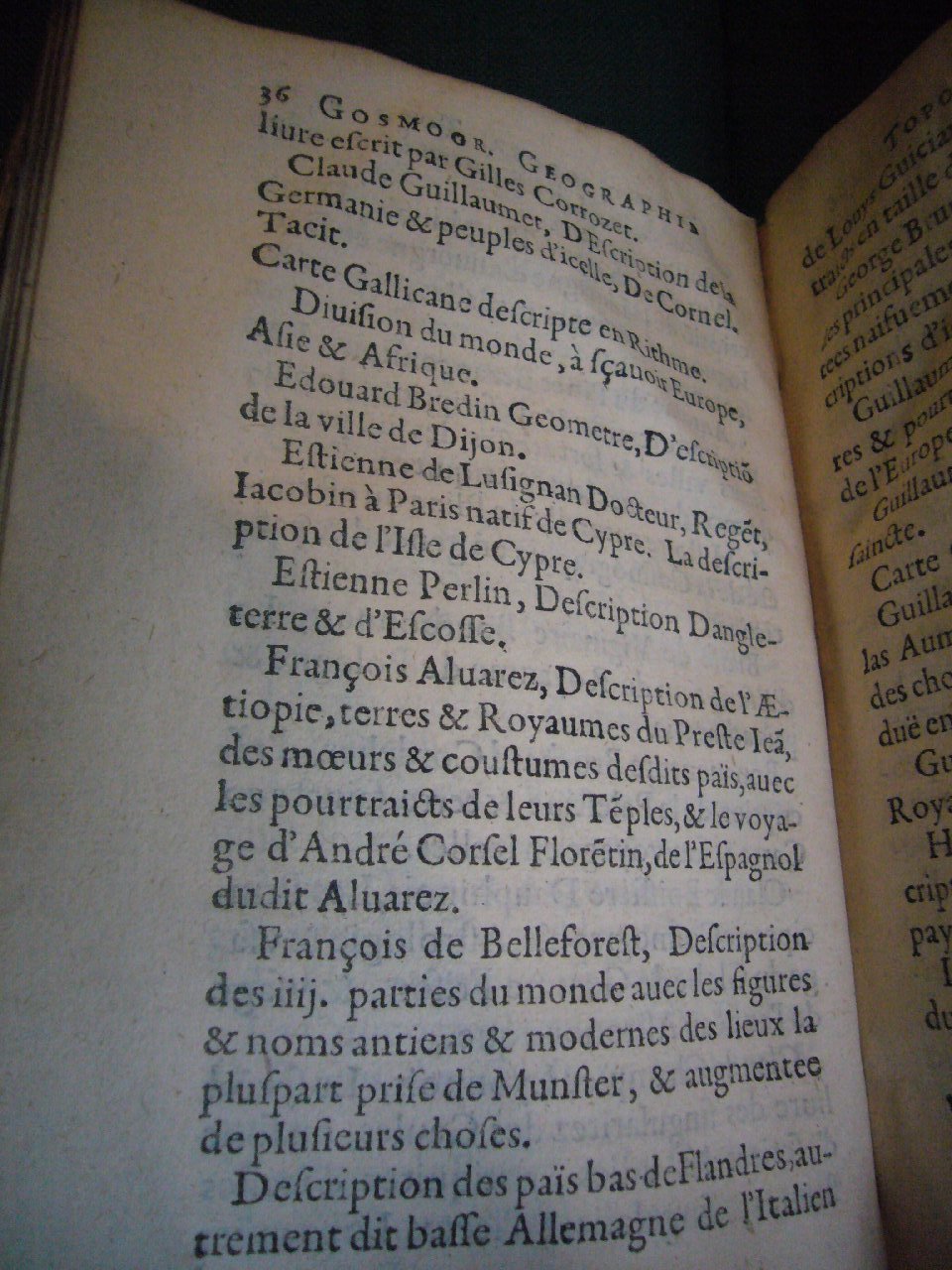 1602 - François Jacquin - Trésor des bons esprits français - BnF Arsenal