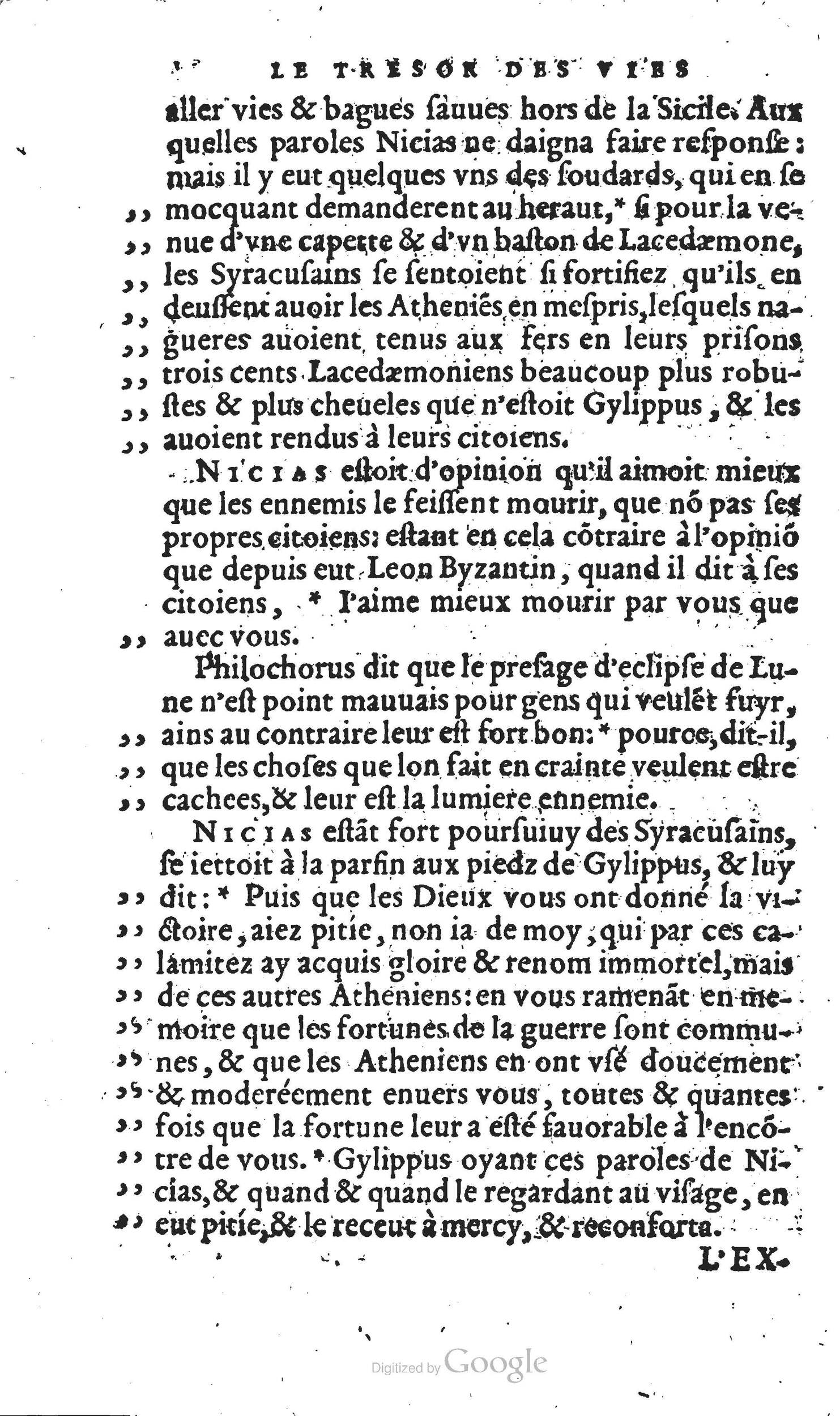 1567 - Willem Silvius - Trésor des vies de Plutarque - Anvers Musée Plantin-Moretus