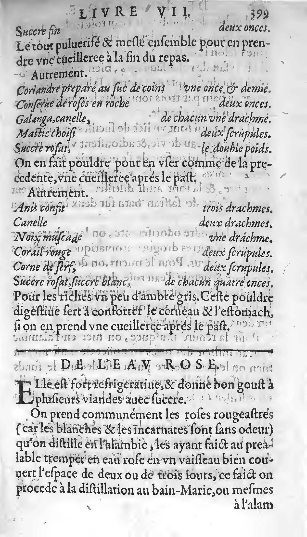 1607 Étienne Servain et Jean Antoine Huguetan - Trésor de santé ou ménage de la vie humaine - BIU Santé_Page_419.jpg