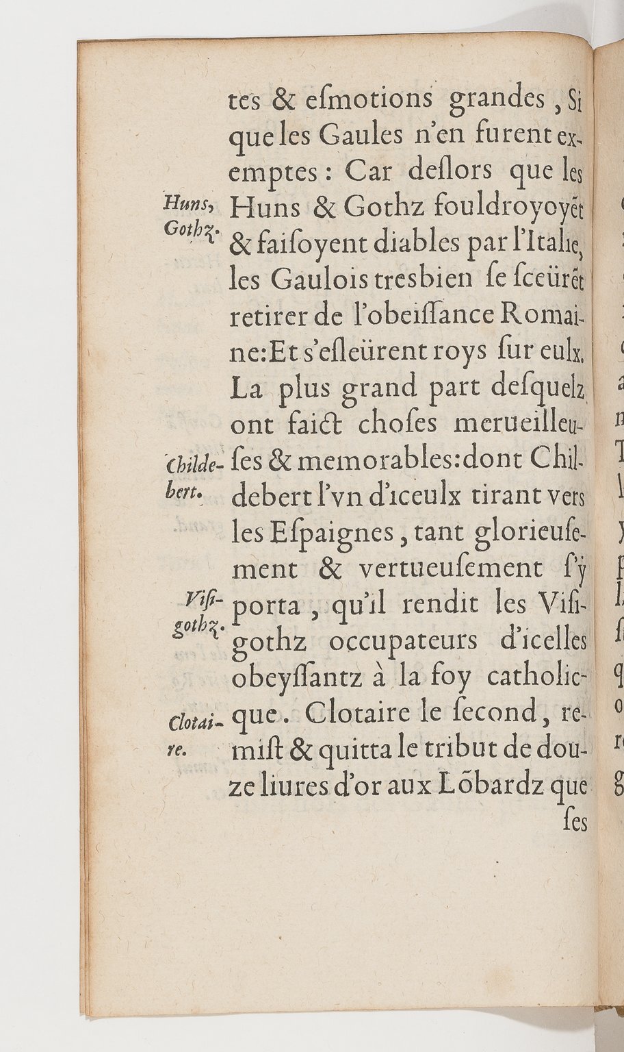 1583 - Galiot Corrozet - Trésor des histoires de France - BnF