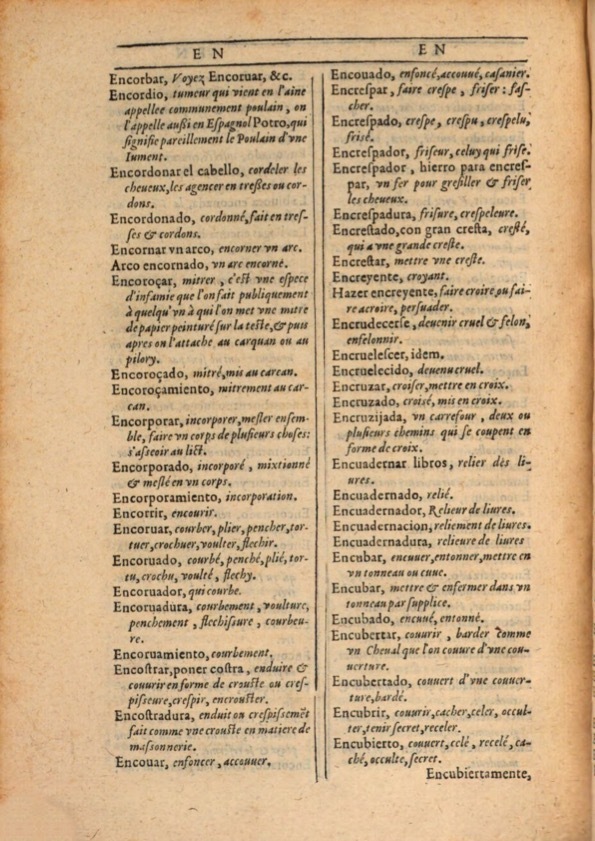 1607 - Marc Orry - Trésor des deux langues espagnole et française (Première et Seconde parties) - ÖNB Wien