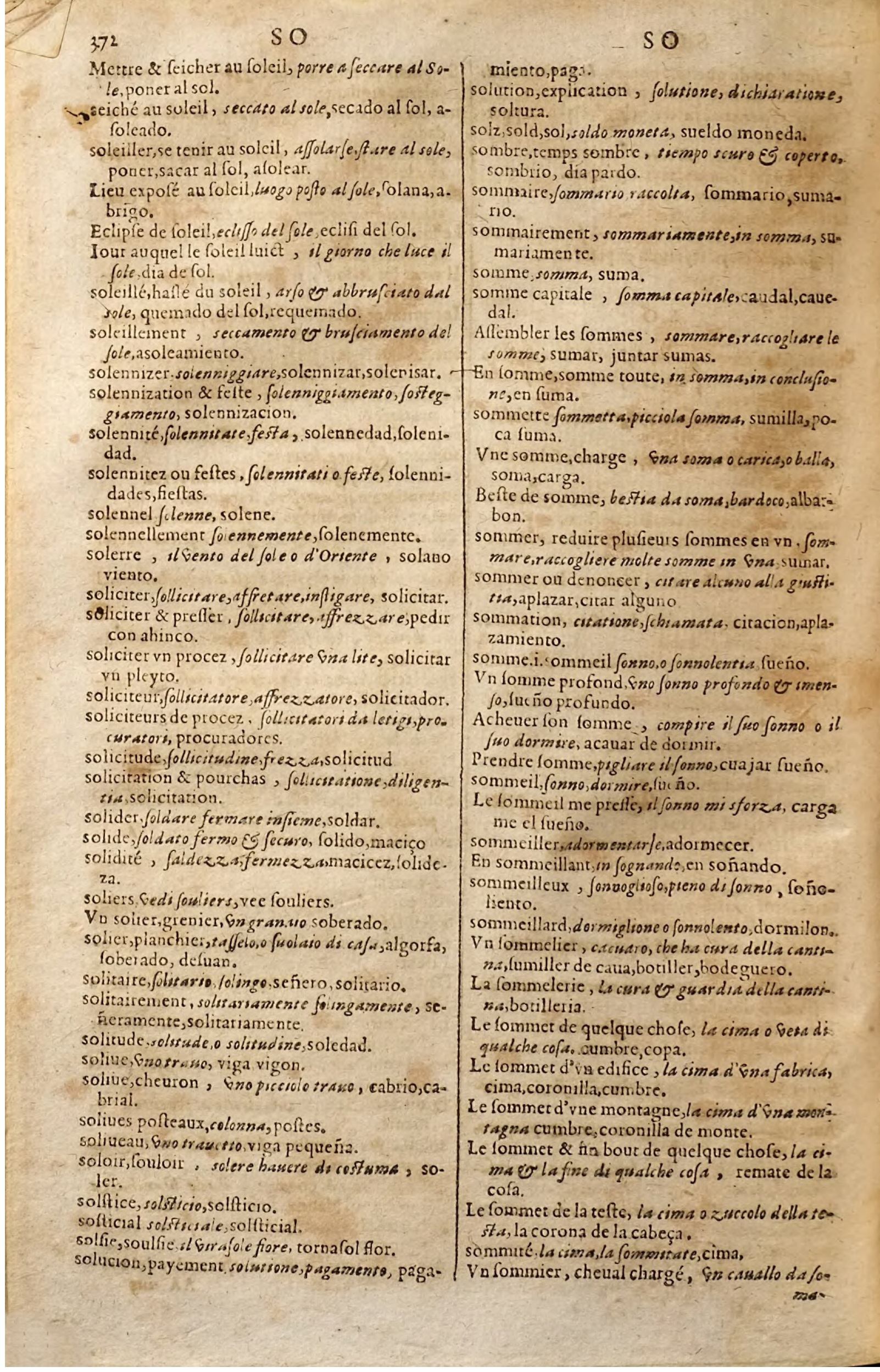 1627 - Jacques Crespin - Trésor des trois langues (Seconde partie) - Regensburg