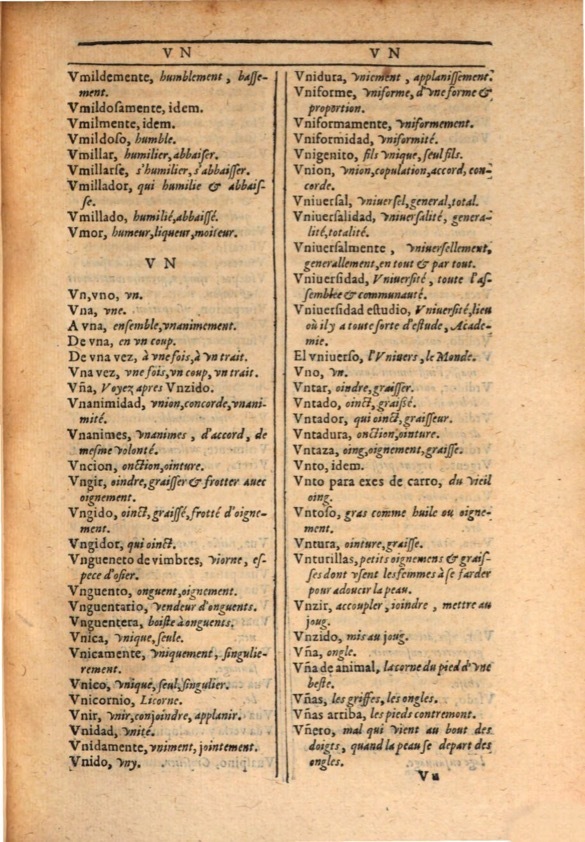 1607 - Marc Orry - Trésor des deux langues espagnole et française (Première et Seconde parties) - ÖNB Wien