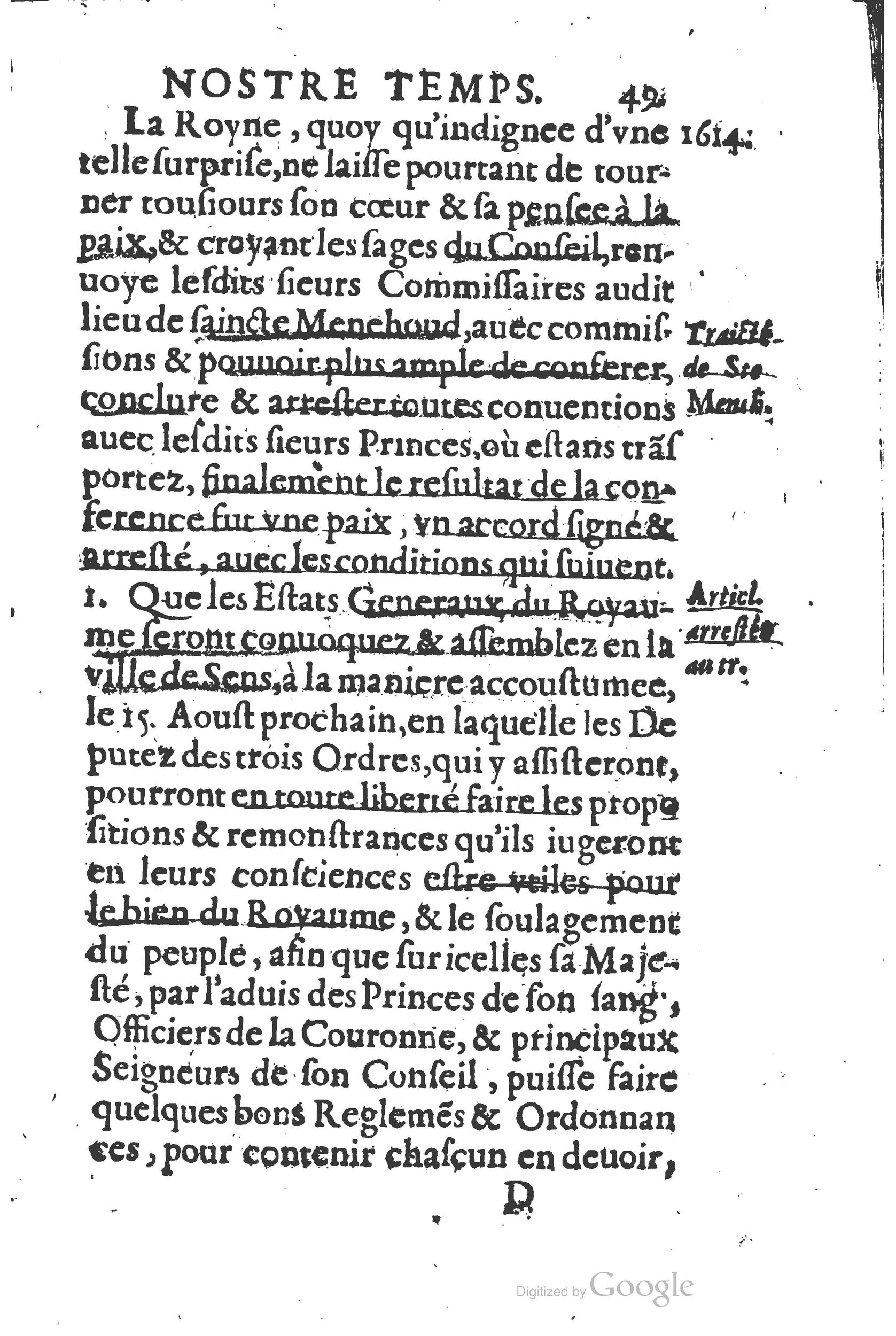1626 - Joseph Bouillerot - Trésor de l’histoire générale de notre temps - BSB Munich
