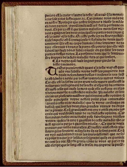 1532 - Jean Bignon - Trésor du remède préservatif et guérison de la peste - Séville Capitular y Colombina