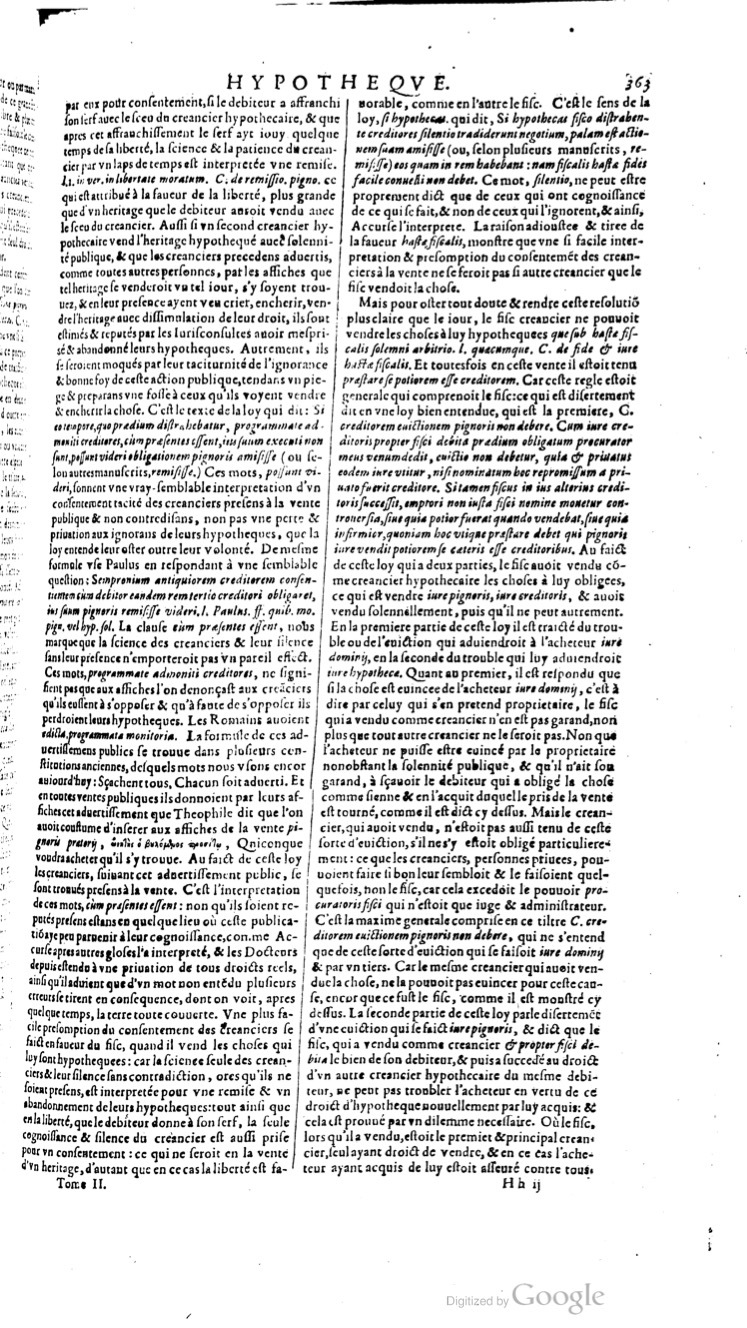 1629 - Veuve Nicolas Buon - Trésor du droit français (29620 T. 2) - BM Lyon
