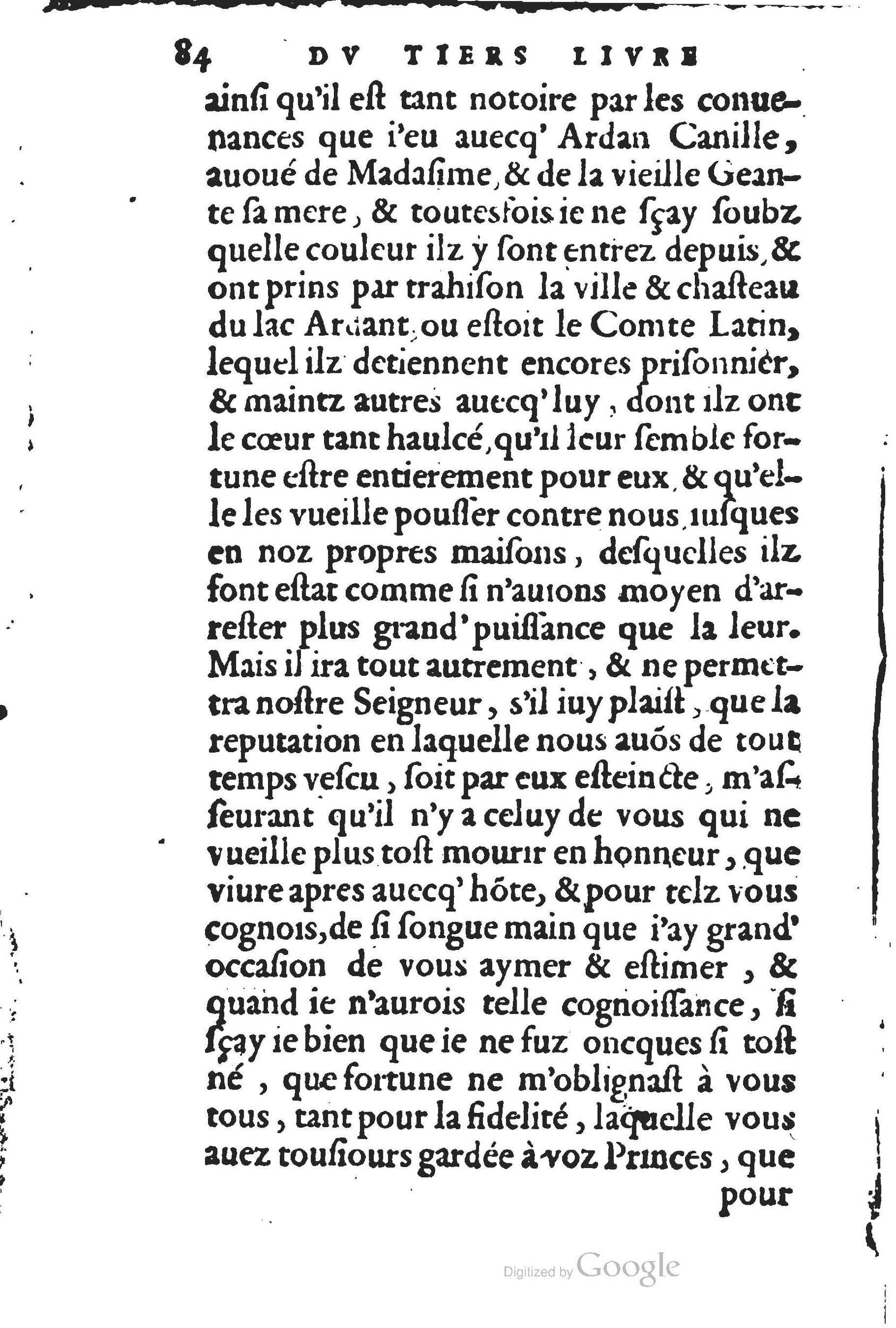 1560 - Jean d’Ogerolles et Gabriel Cotier Lyon - Trésor des Amadis - BSB Munich