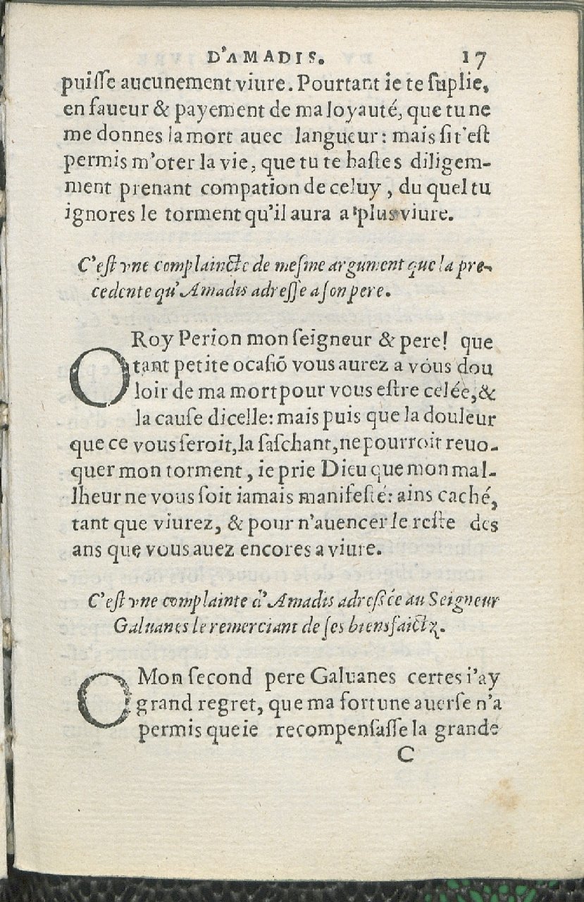 1559 - Pierre Regnard - Trésor des Amadis - Det KLG Copenhague 1559 - Pierre Regnard - Trésor des Amadis - Det KLG Copenhague