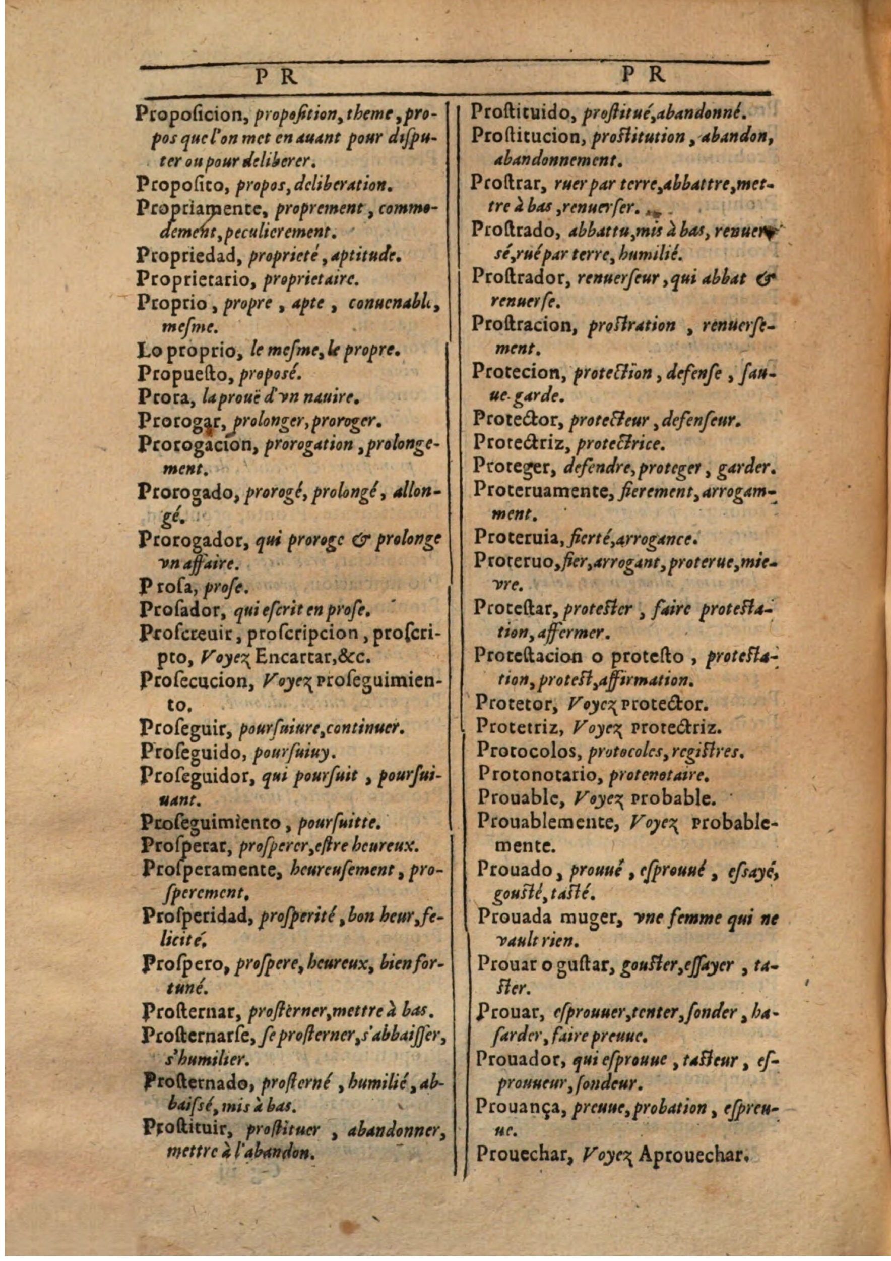 1607 - Marc Orry - Trésor des deux langues espagnole et française (Première partie) - BSB Munich 1607 - Marc Orry - Trésor des deux langues espagnole et française (Première partie) - BSB Munich