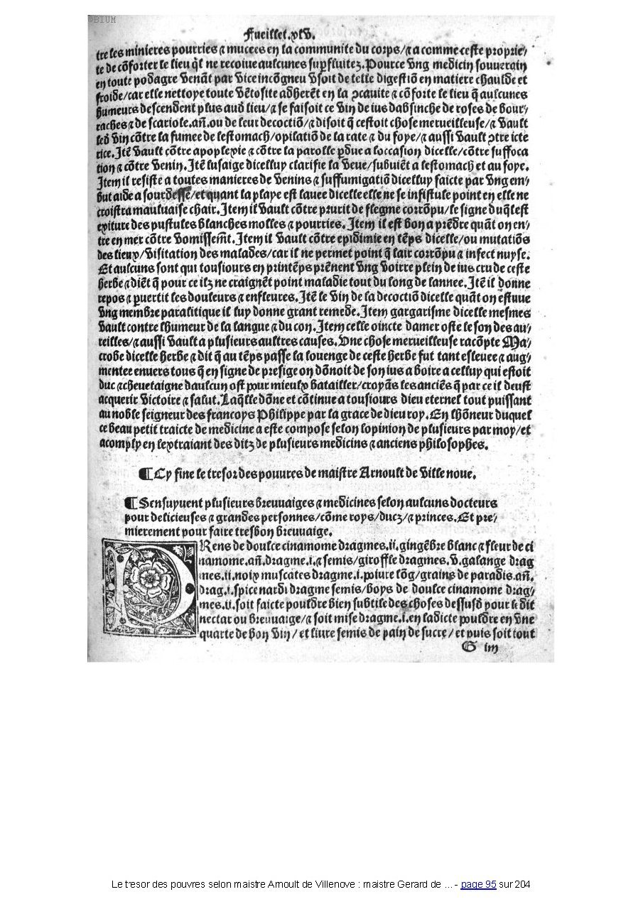 1518 - Claude Nourry - Trésor des pauvres - BIU Santé