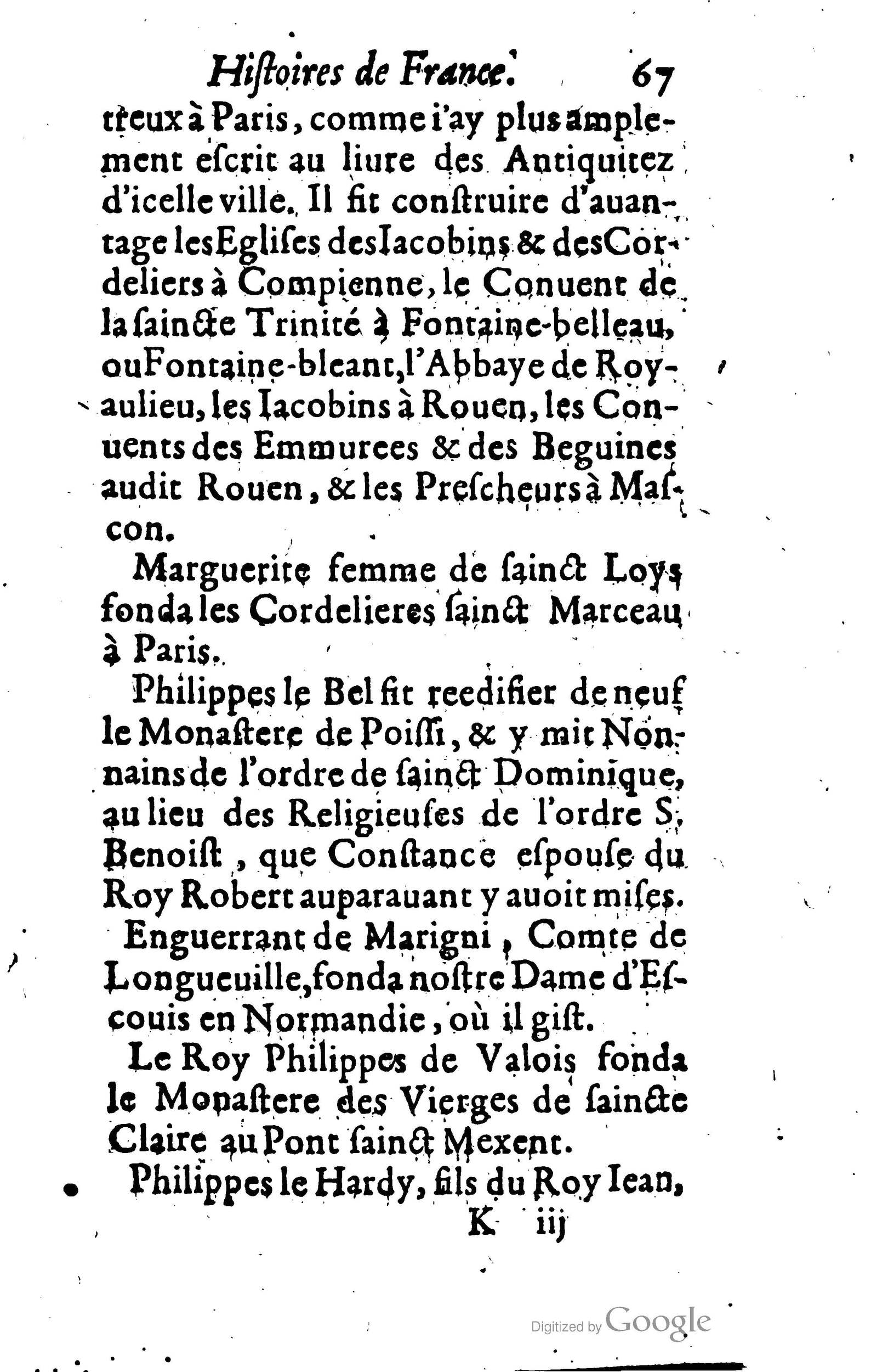 1619 - Jean Corrozet - Trésor des histoires de France - BSB Munich