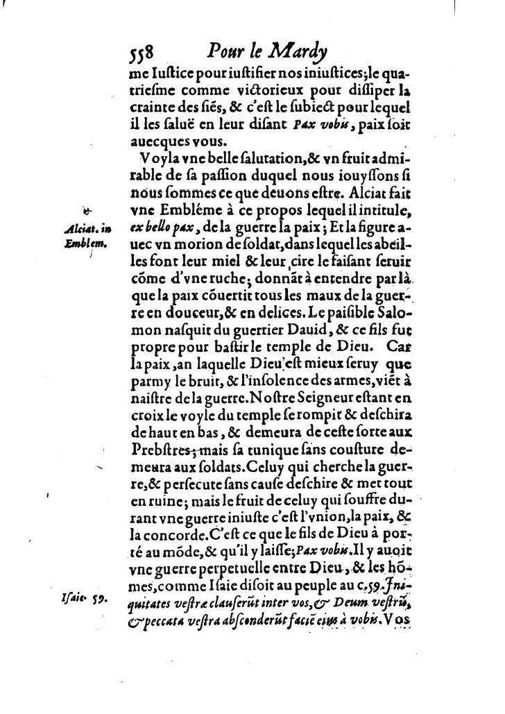 1607 - Nicolas Du Fossé - Trésor quadragésimal - T 02 - BM Lyon