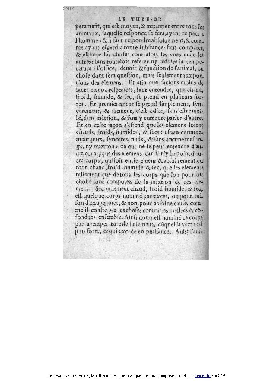 1560 - Pierre et Jan Moine - Trésor de médecine - Université Paris Cité