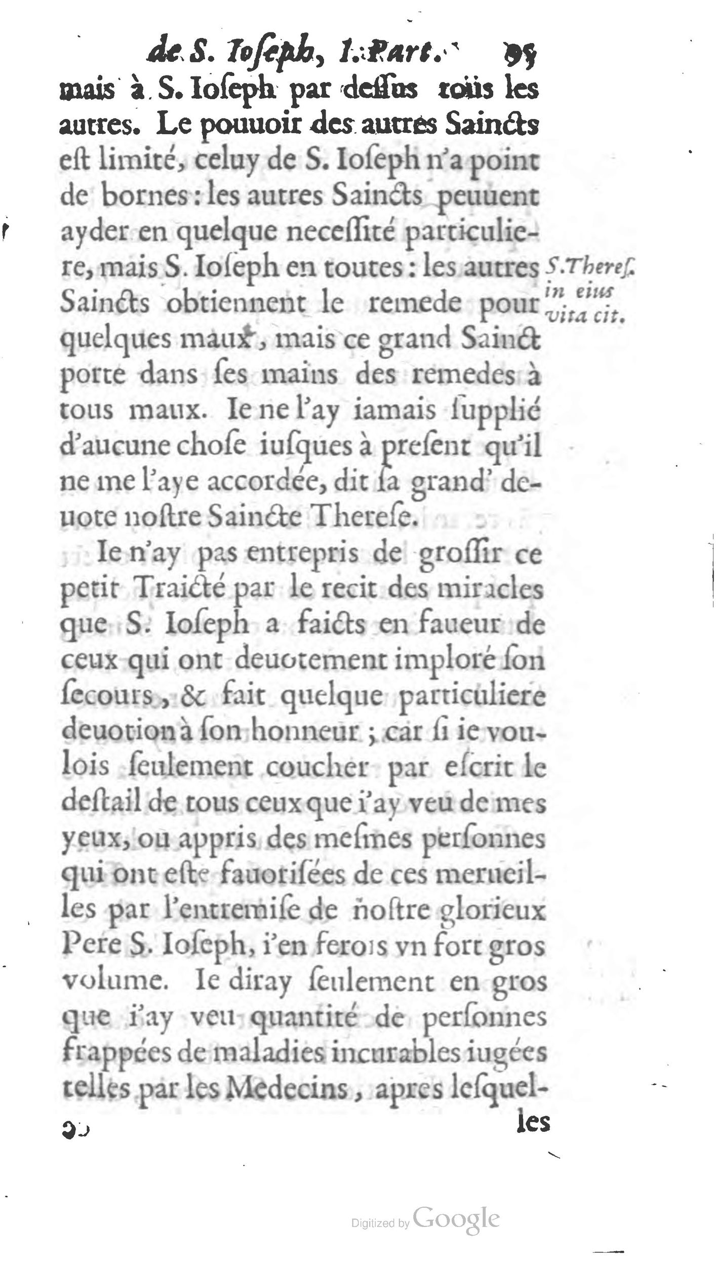 1654 - Antoine Jullieron - Trésor inestimable de Saint-Joseph - BM Lyon