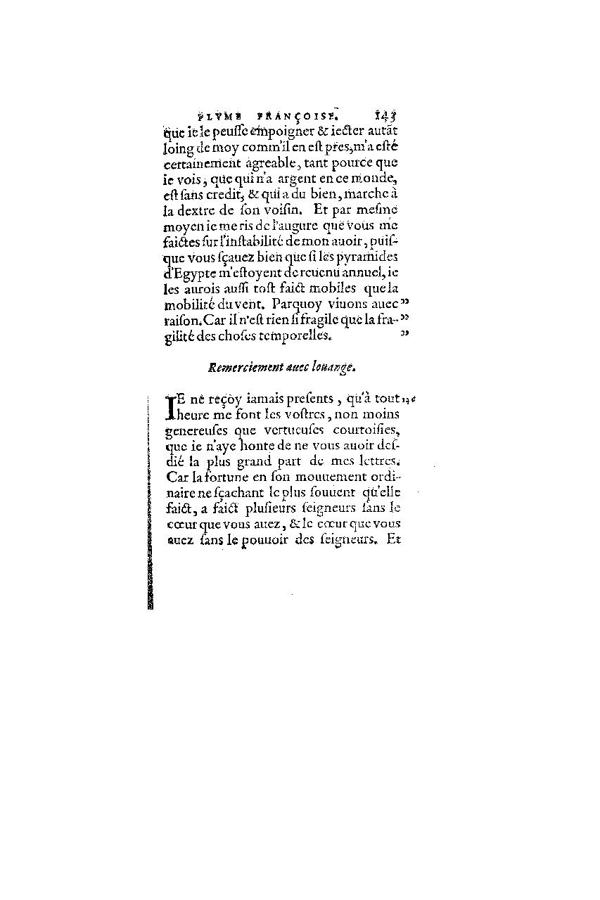 1572 - Nicolas Du Chemin - Finances et Trésor de la plume française - BM Lyon
