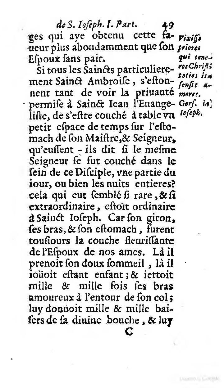 1646 - Jean Piot - Trésor inestimable de Saint-Joseph - BNC Rome