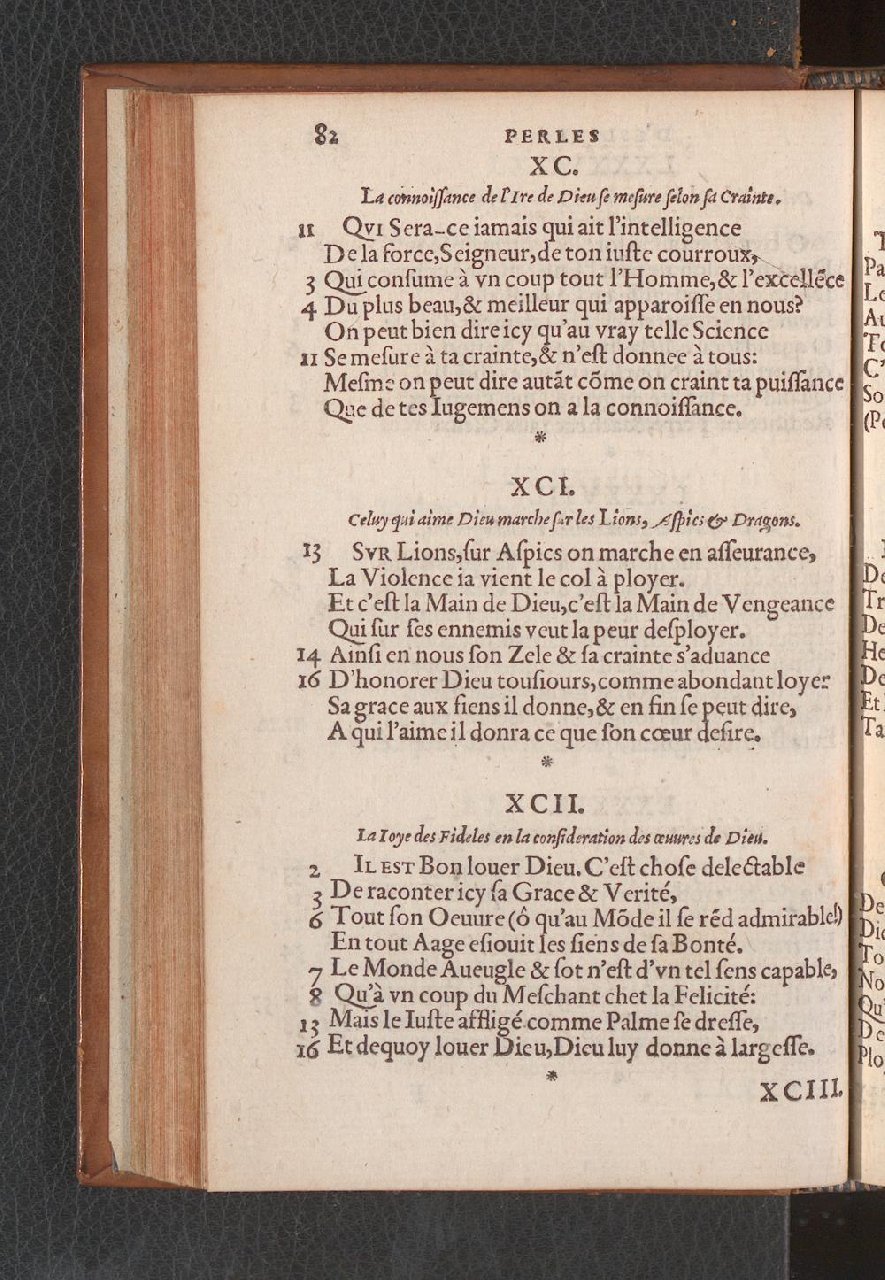 1577 - Jean de Laon - Trésor des 150 psaumes de David - Genève