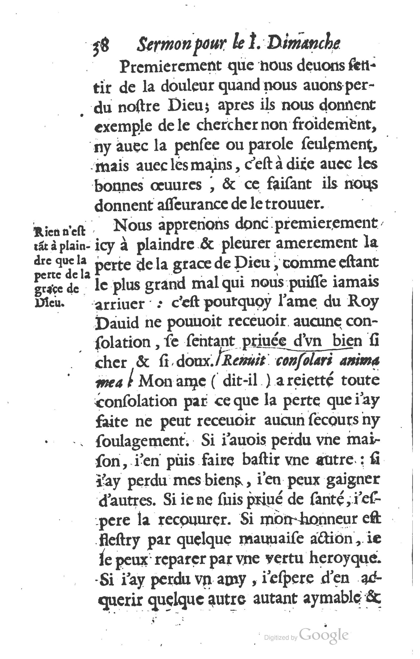 1629 - Manassés de Préaulx - Sermons ou Trésors de la piété chrétienne - BM Lyon