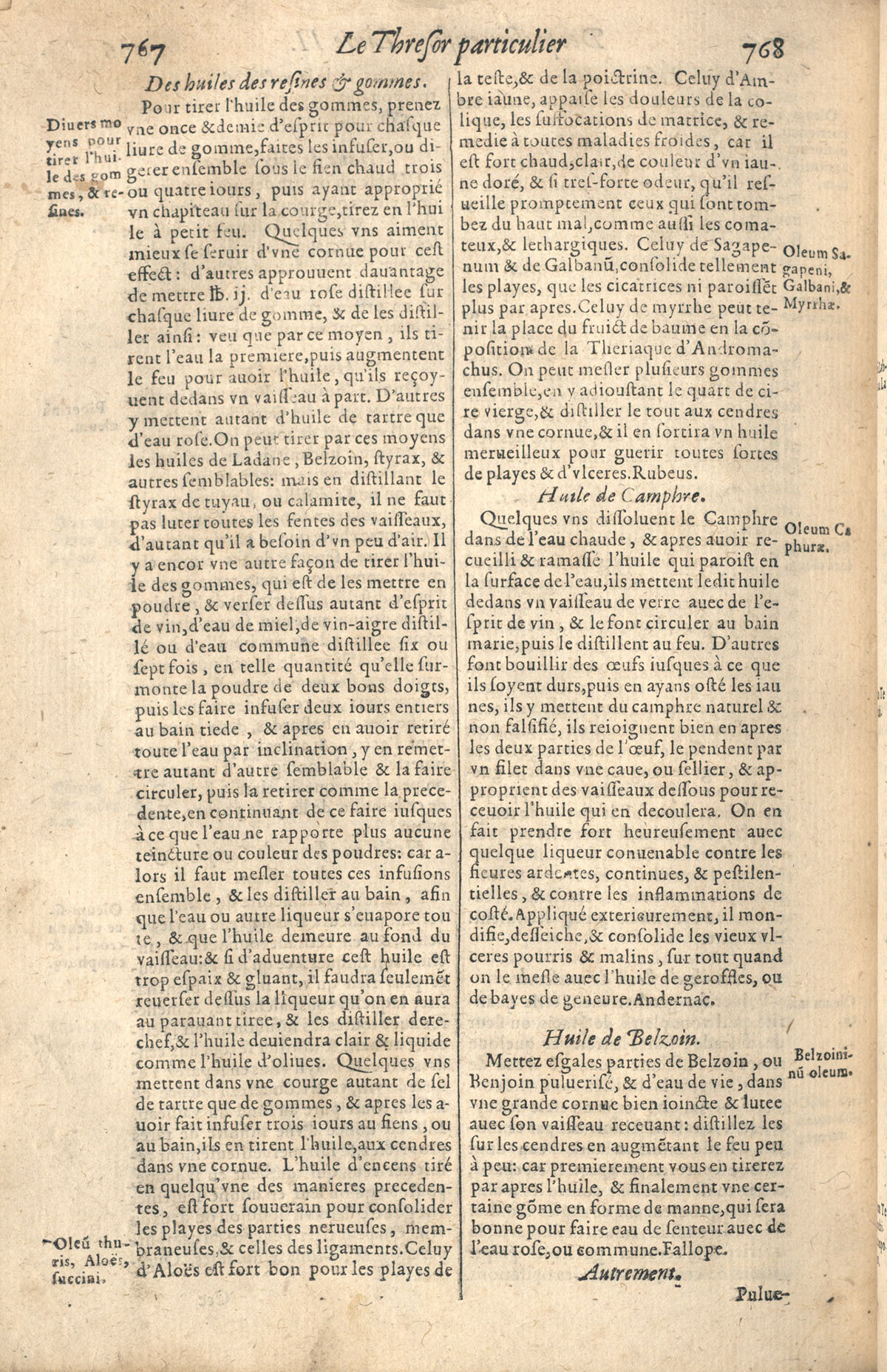 1610 - Étienne Gamonet - Grand Trésor ou dispensaire - CESR Tours